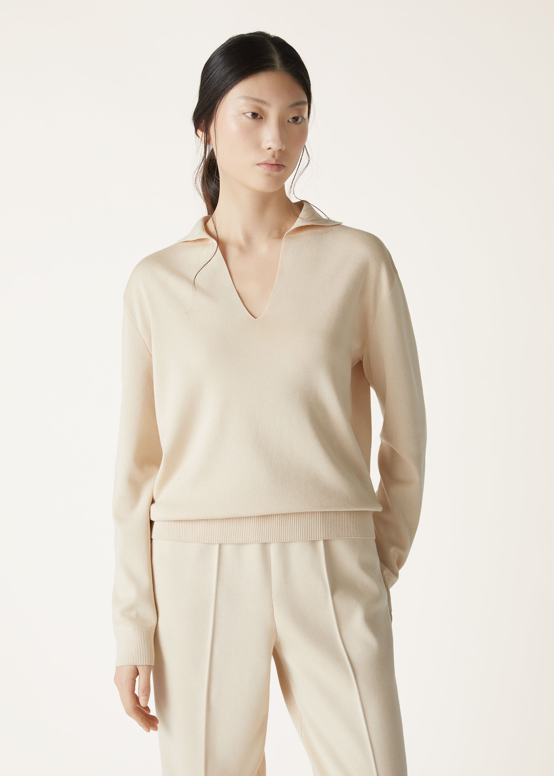 Siena Polo Shirt - Rice Milk