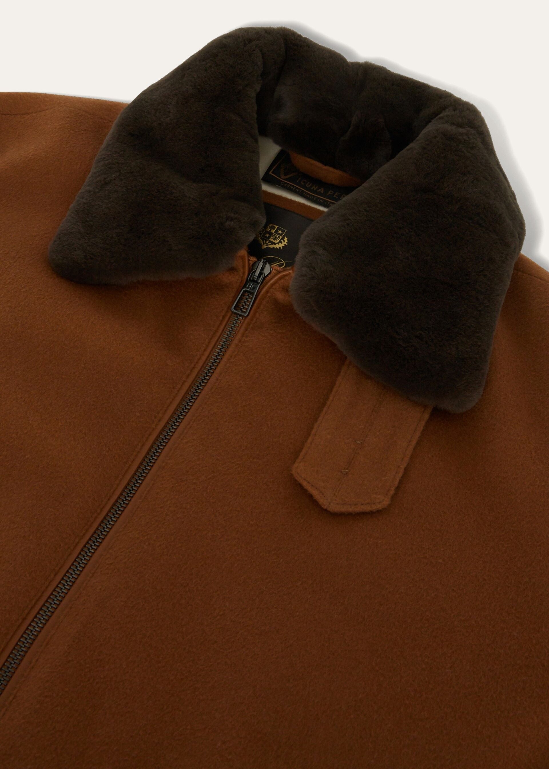 Kilya Bomber Jacket - Vicuña/Natural