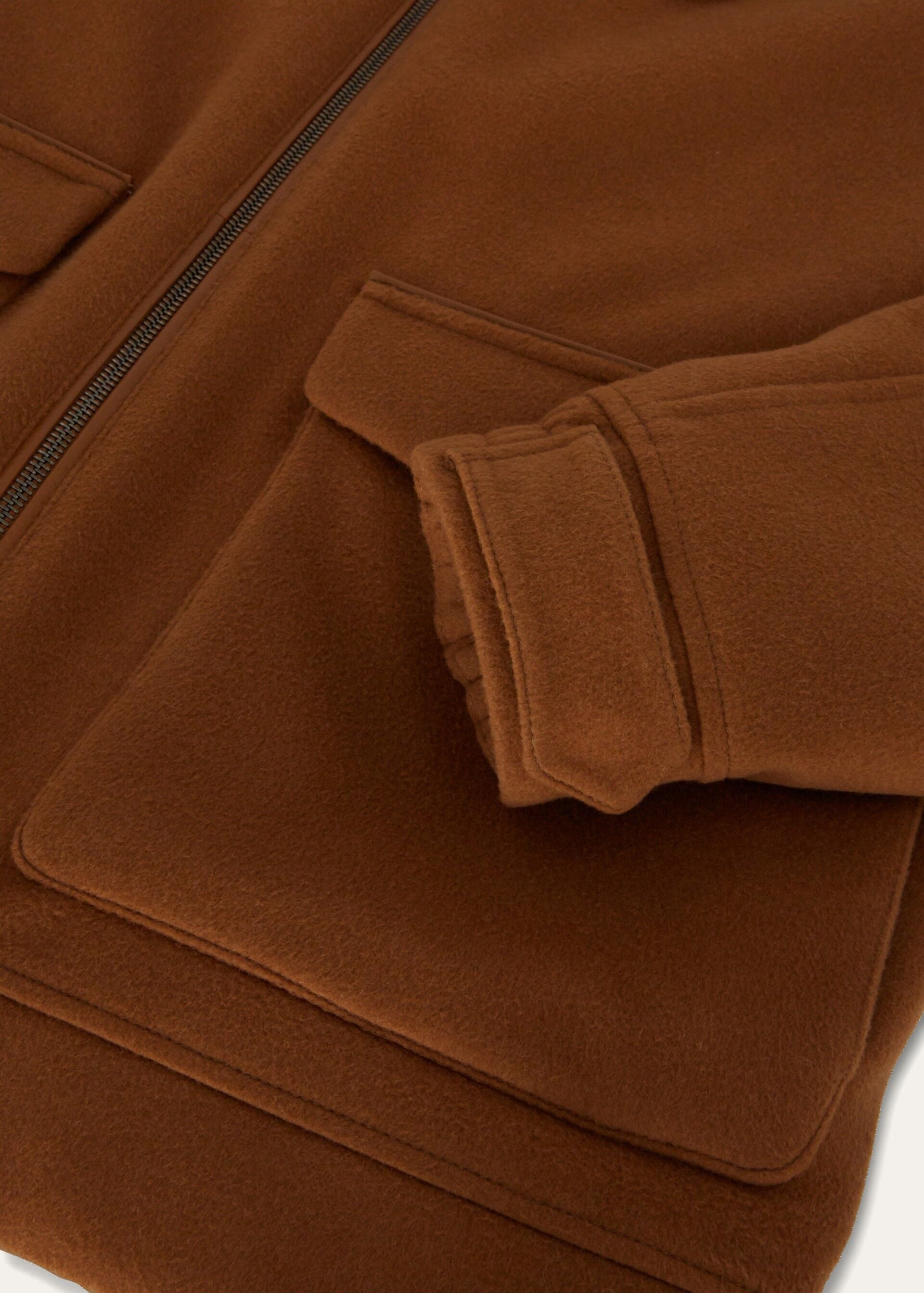 Kilya Bomber Jacket - Vicuña/Natural
