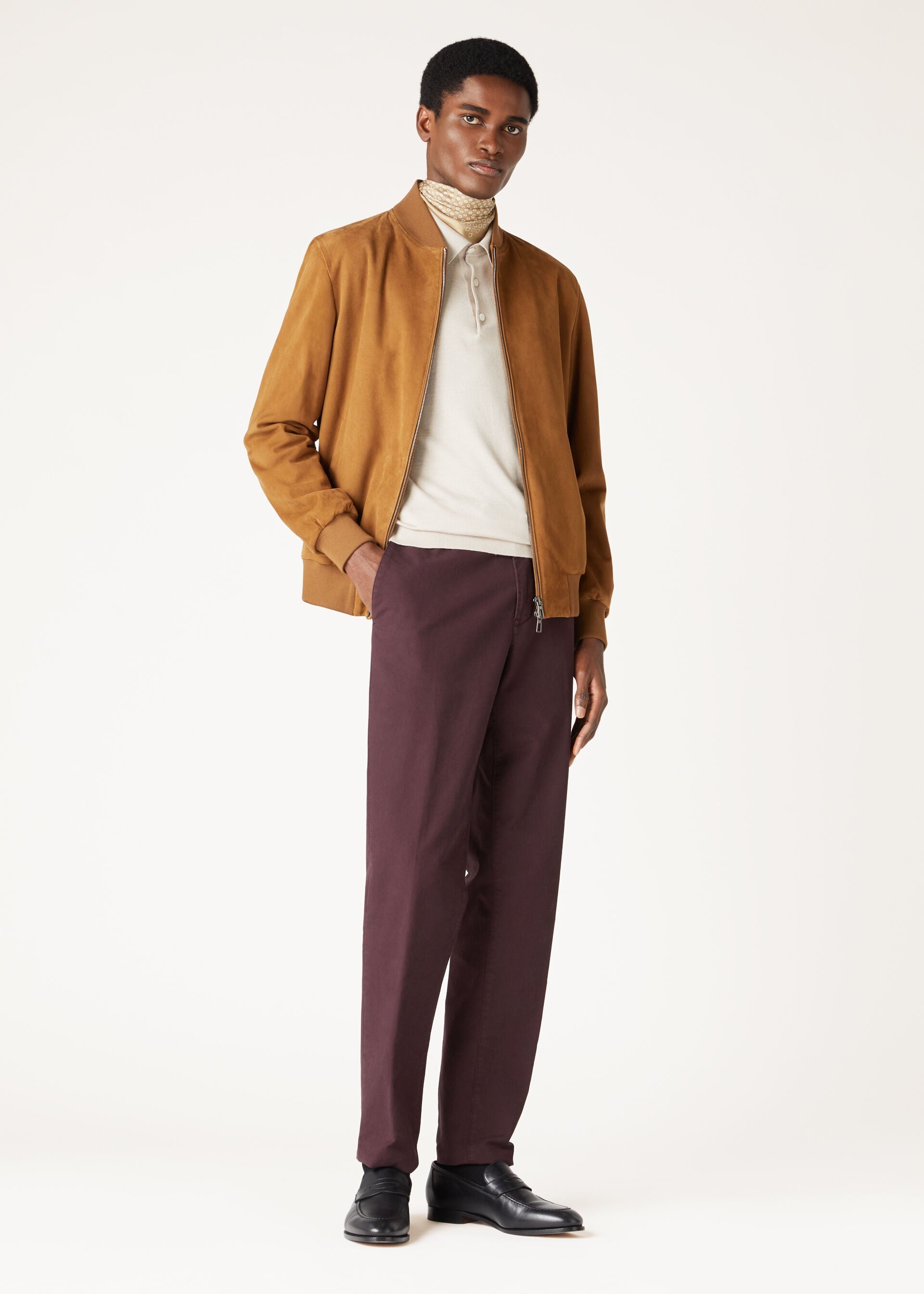 Loro Piana Ivy Bomber Jacket - Pecan
