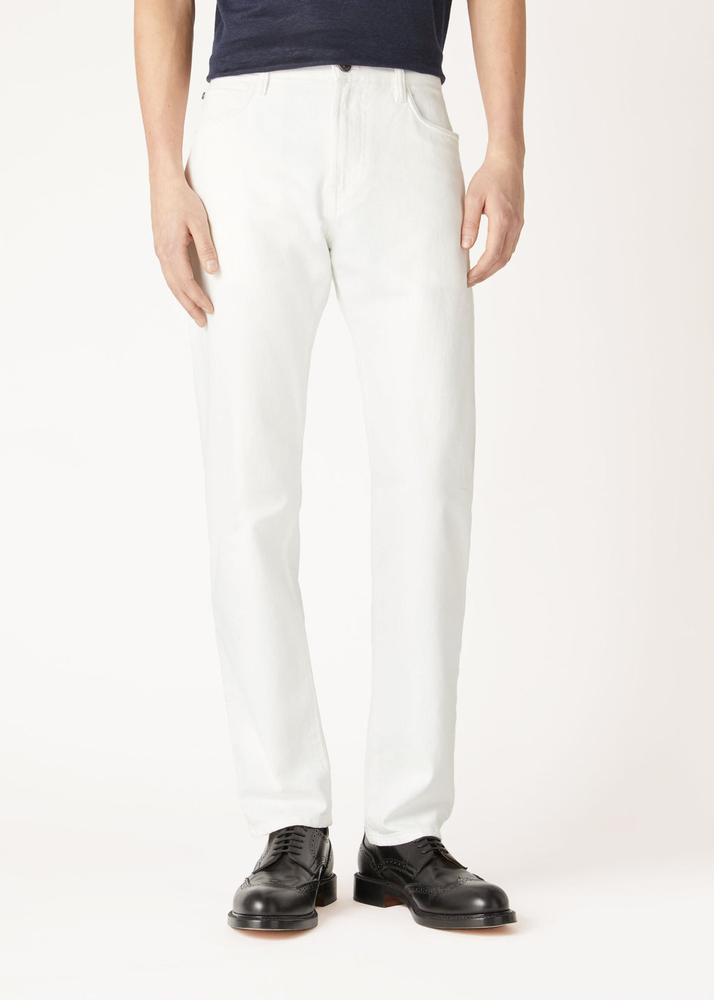 Quarona Five-Pocket Jeans - Optical White
