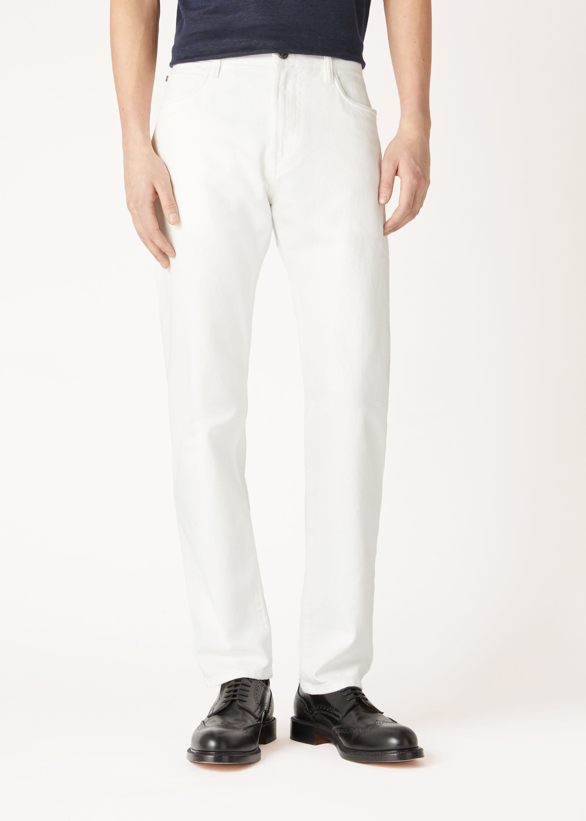 Quarona Five-Pocket Jeans - Optical White