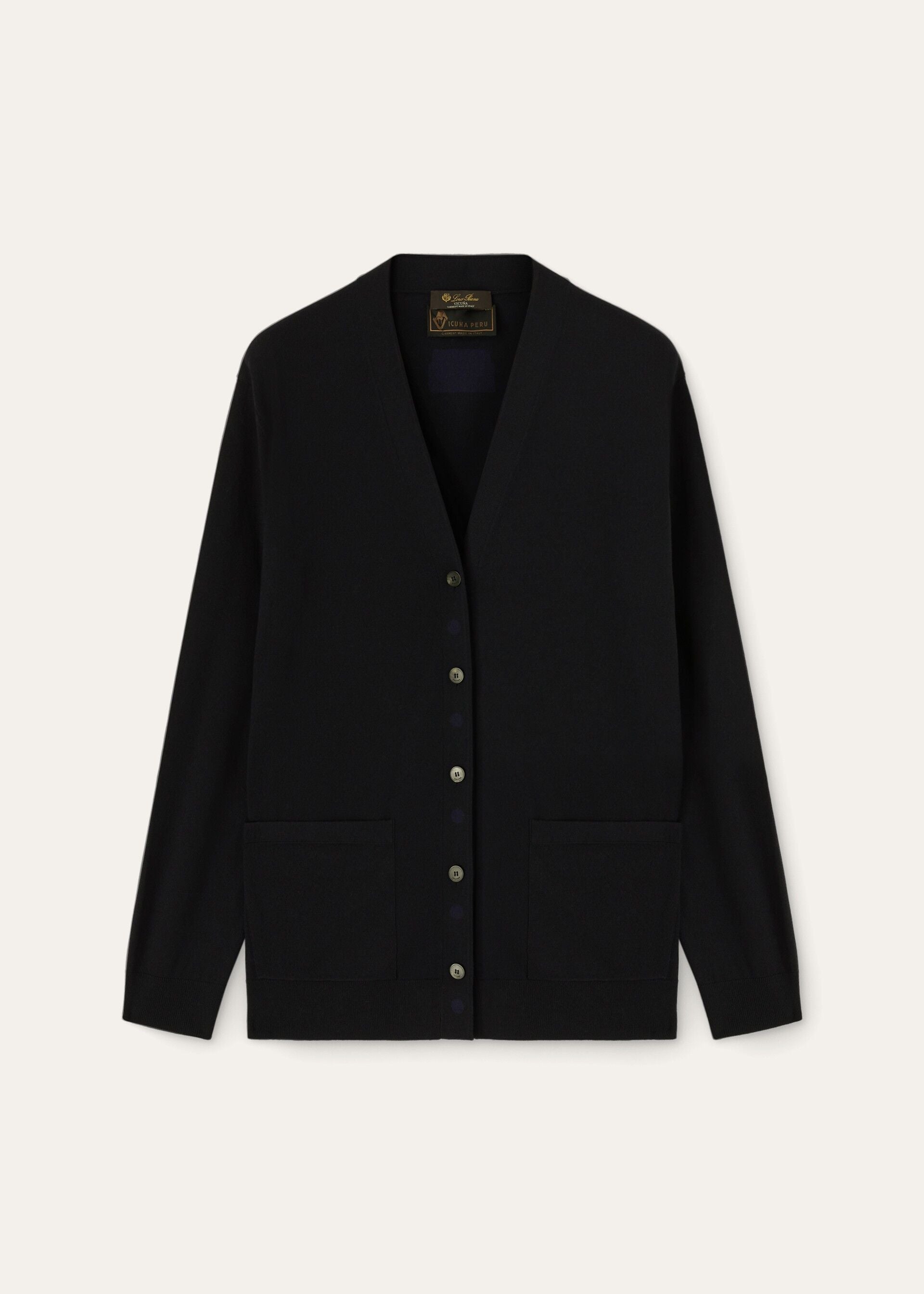 Vicuña Cardigan - Black