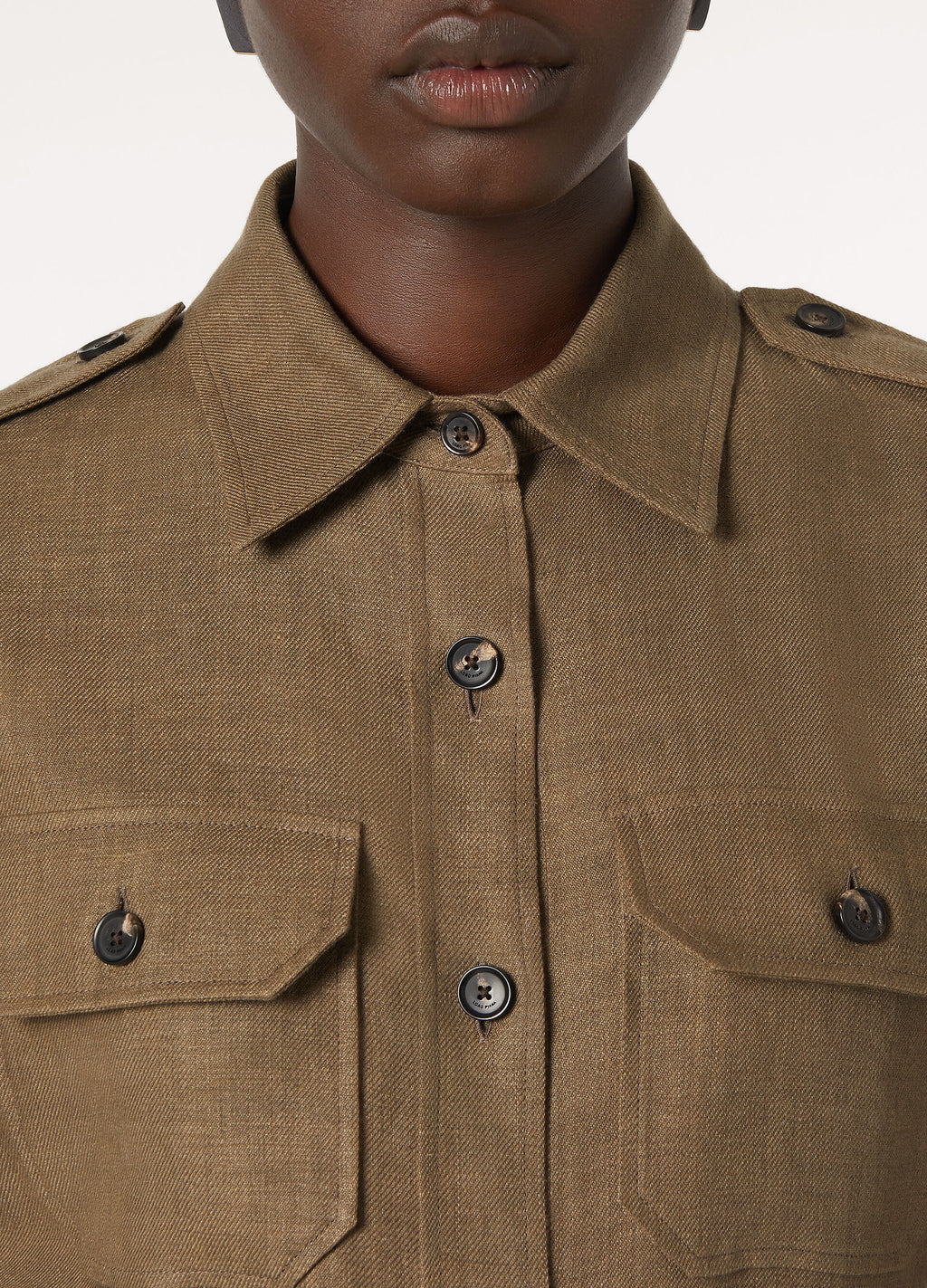 Annalisa Shirt - Smoked Wood