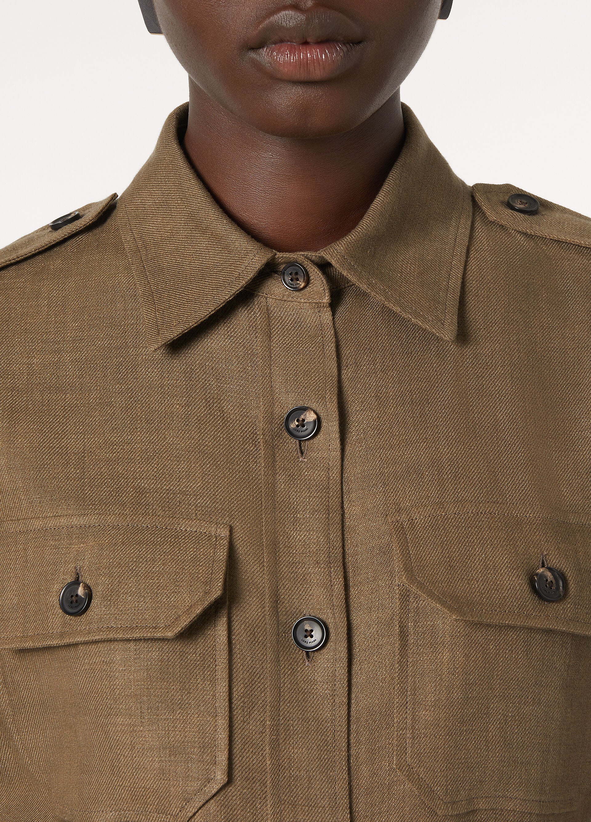 Annalisa Shirt - Smoked Wood