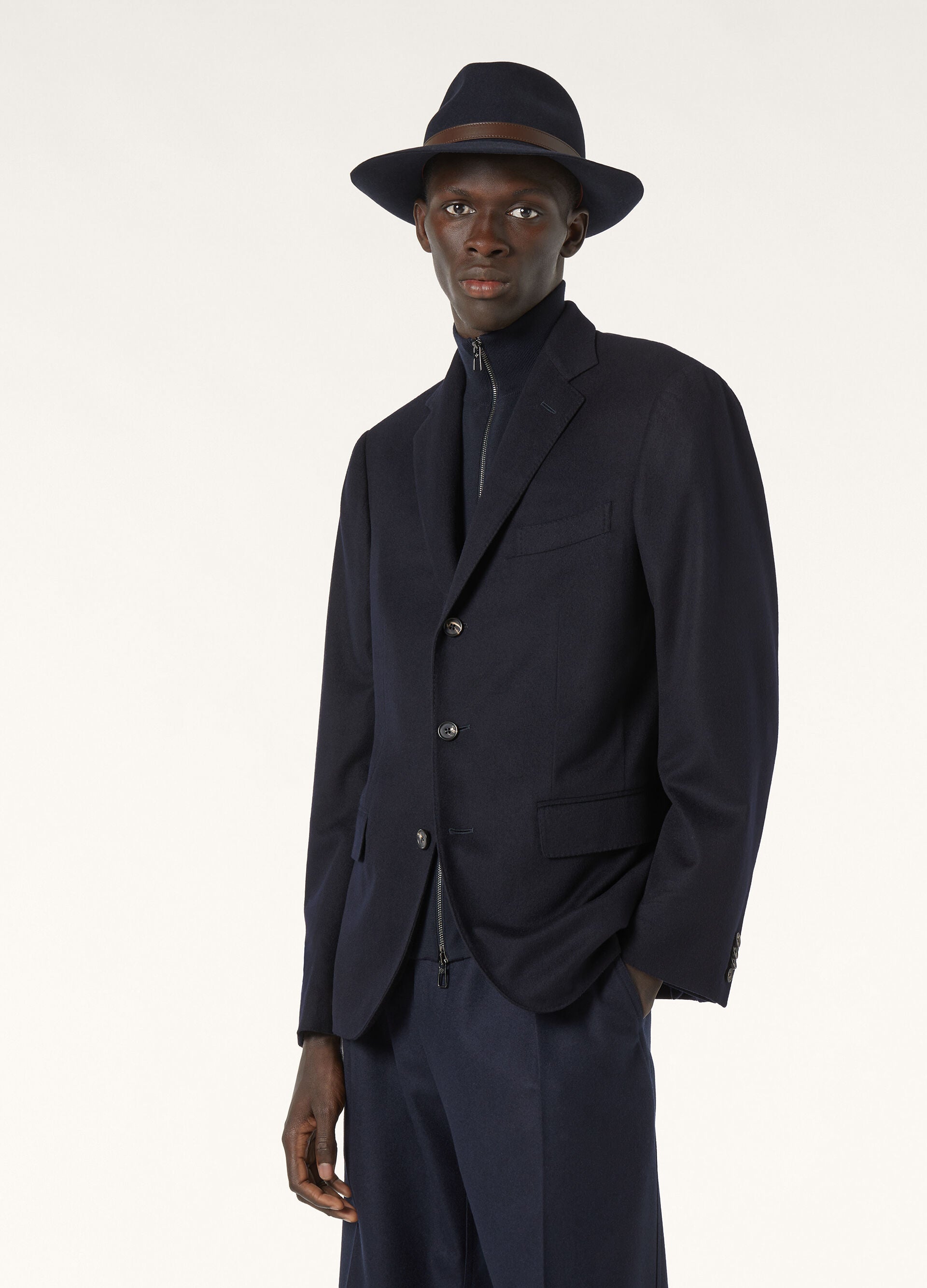 New Order Jacket - Navy Blue