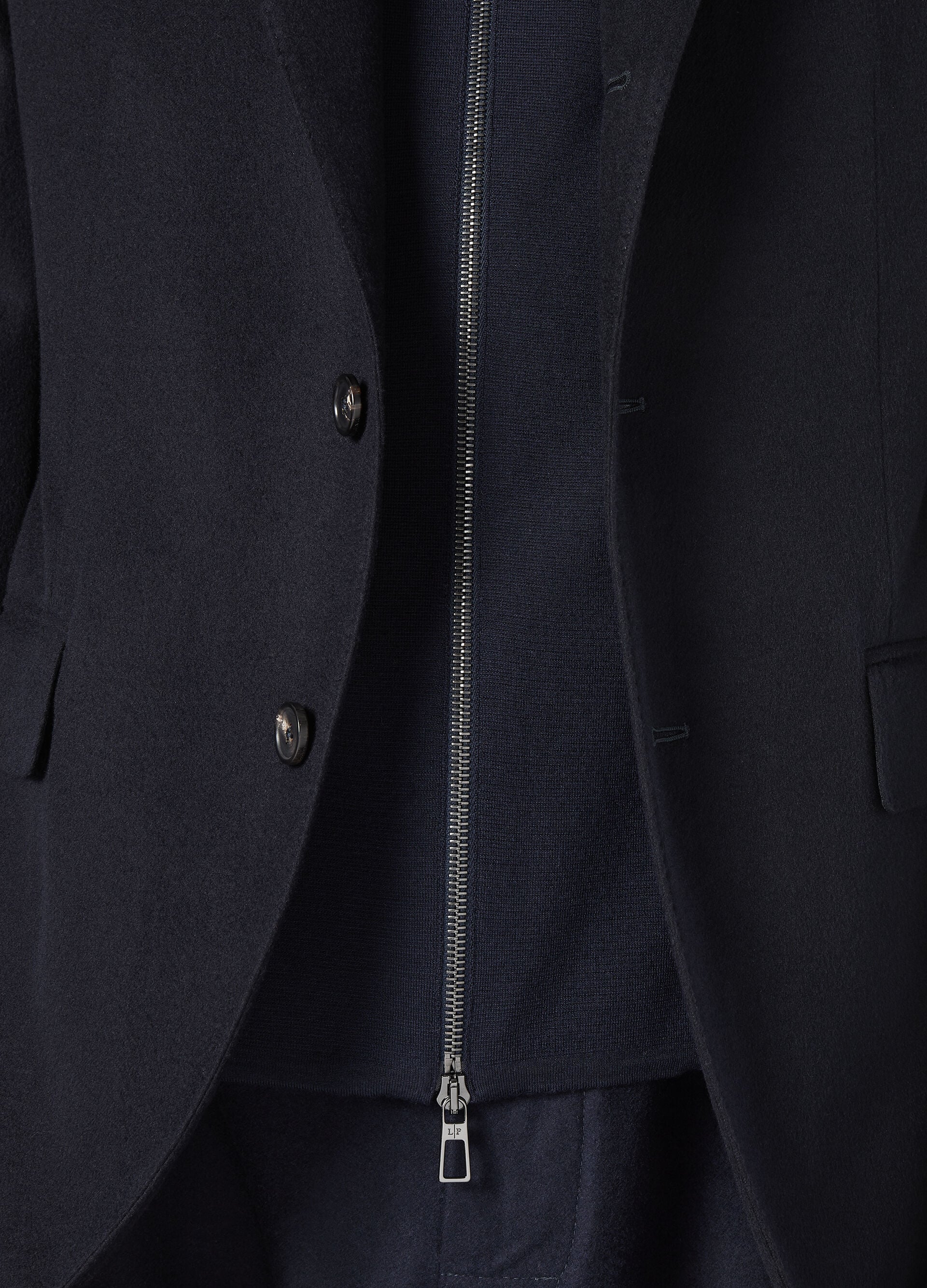 New Order Jacket - Navy Blue