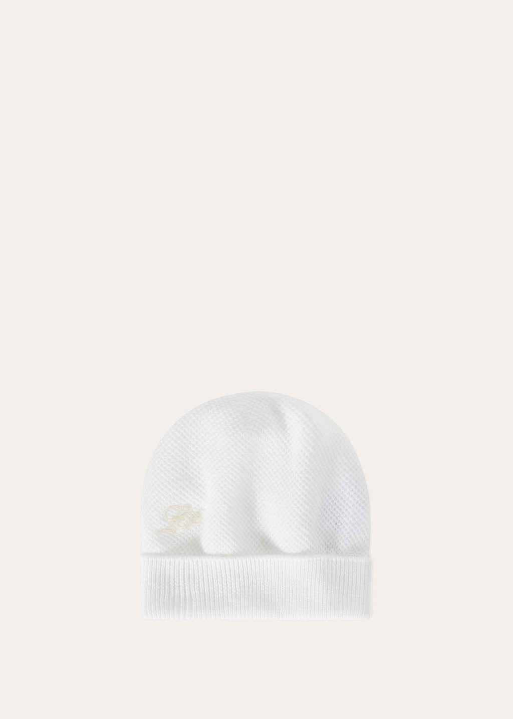 Baby Sunrise Beanie - Optical White