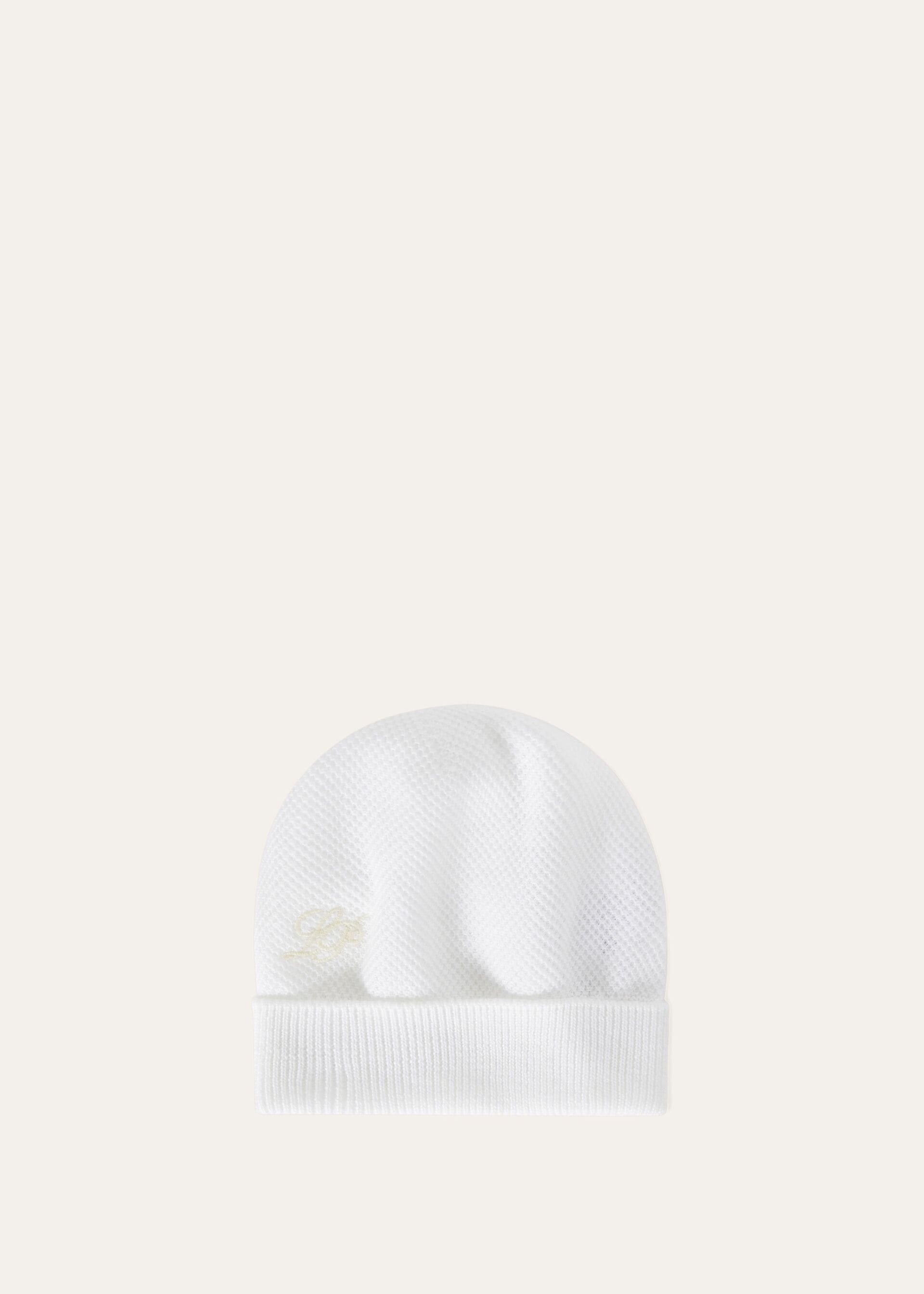 Baby Sunrise Beanie - Optical White