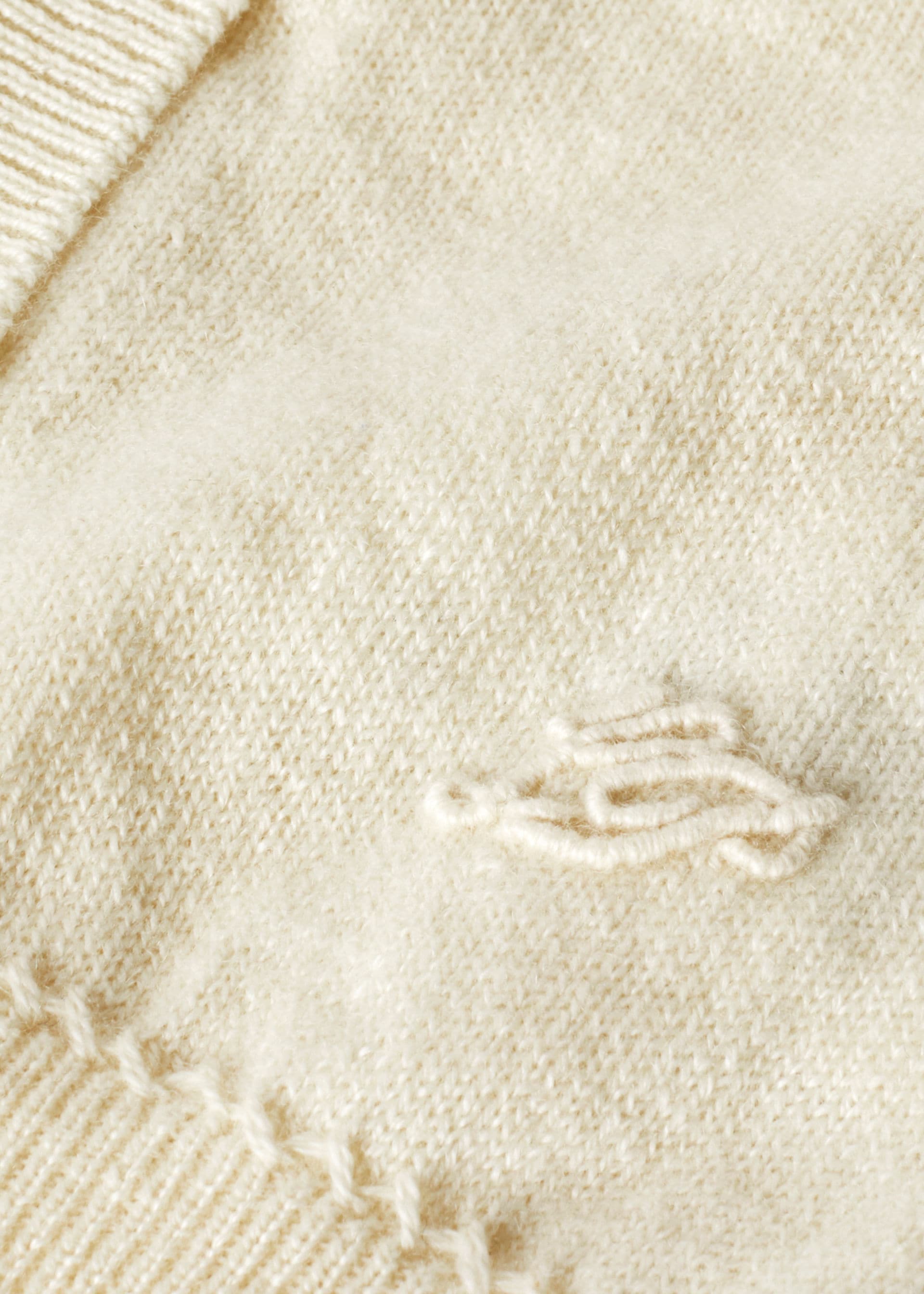 Baby Lovely Cardigan - Natural White Baby Cash