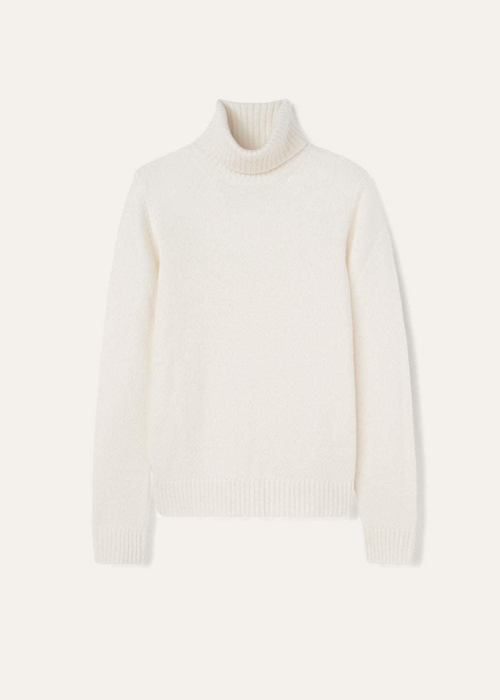 Parksville Turtleneck - White Titanium