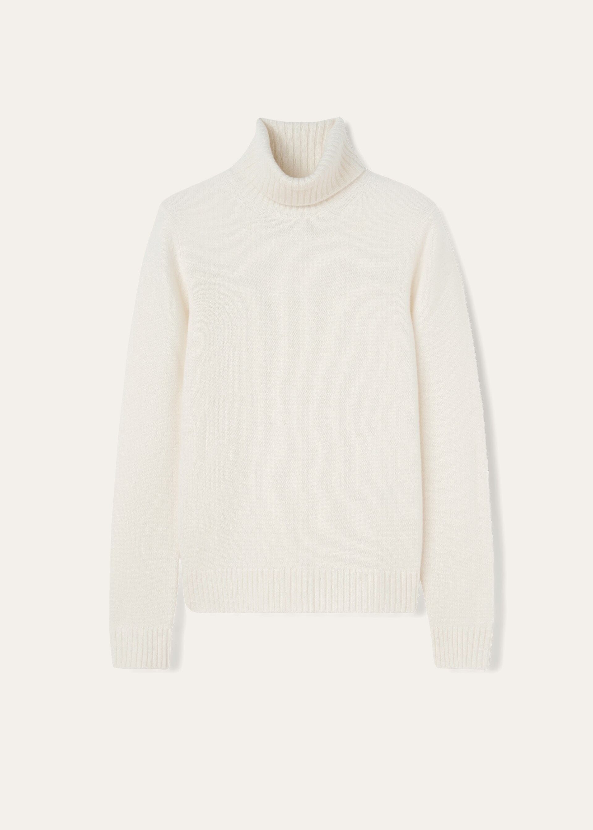 Parksville Turtleneck - White Titanium