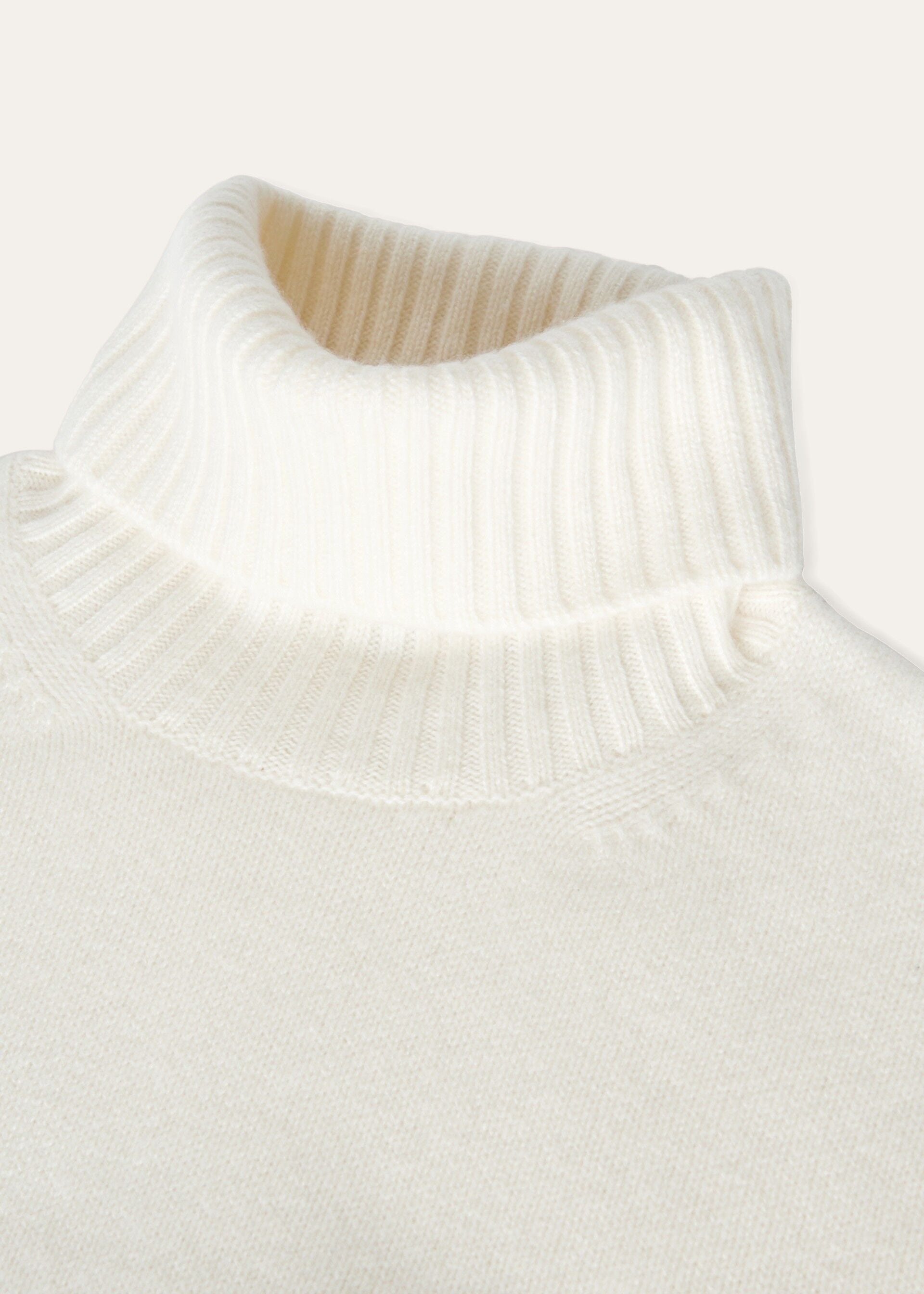 Parksville Turtleneck - White Titanium