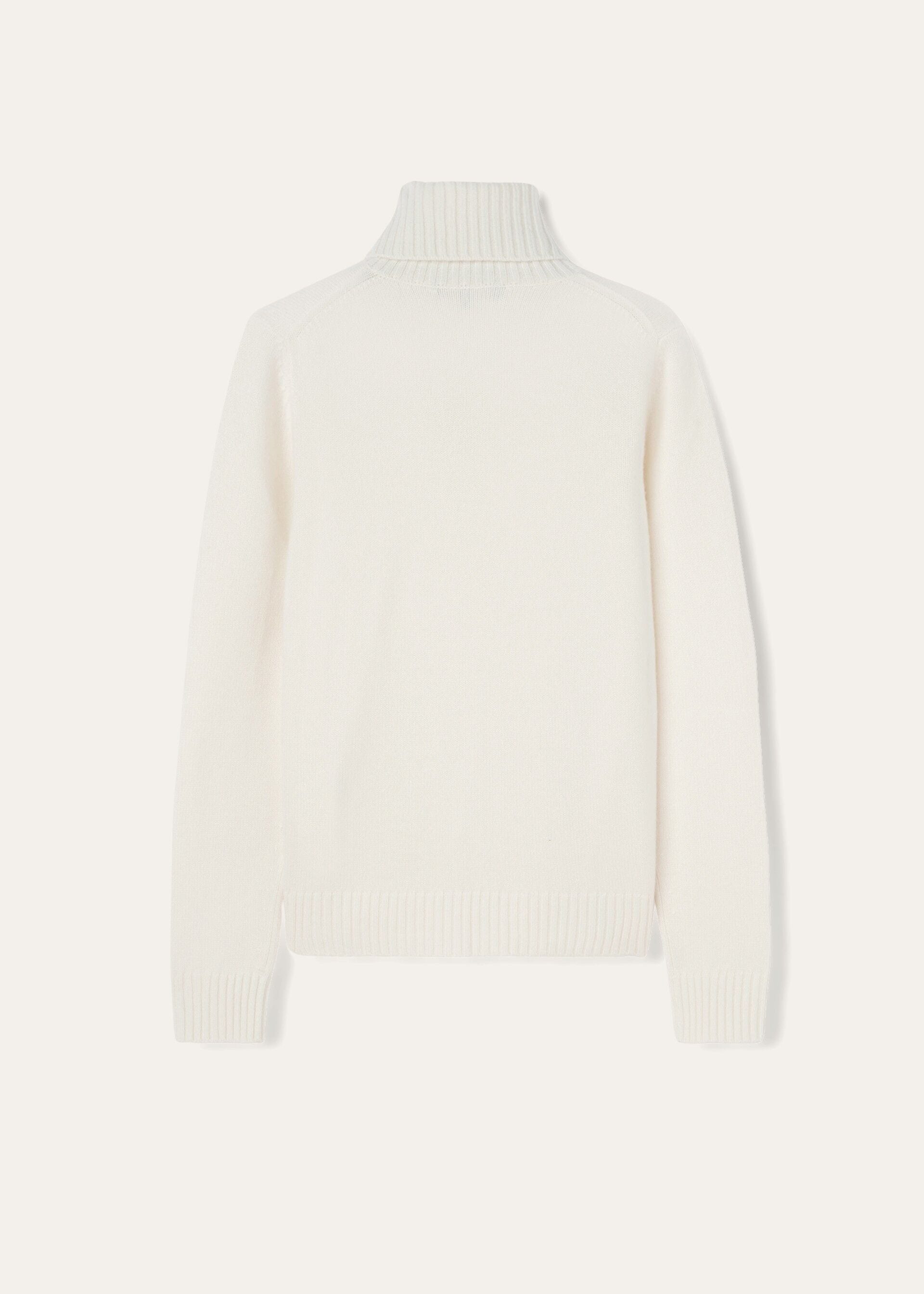 Parksville Turtleneck - White Titanium