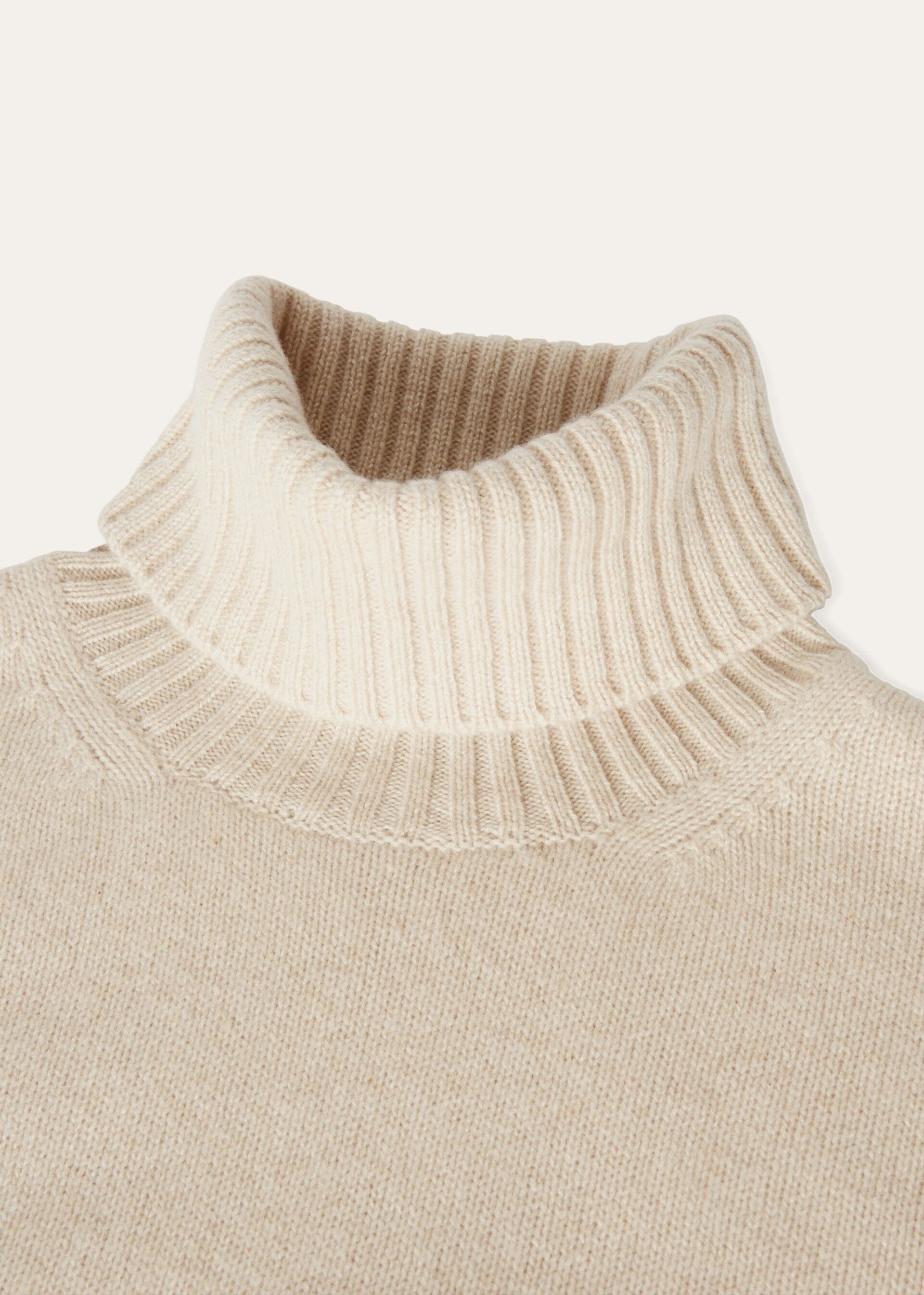 Parksville Turtleneck - Natural Melange