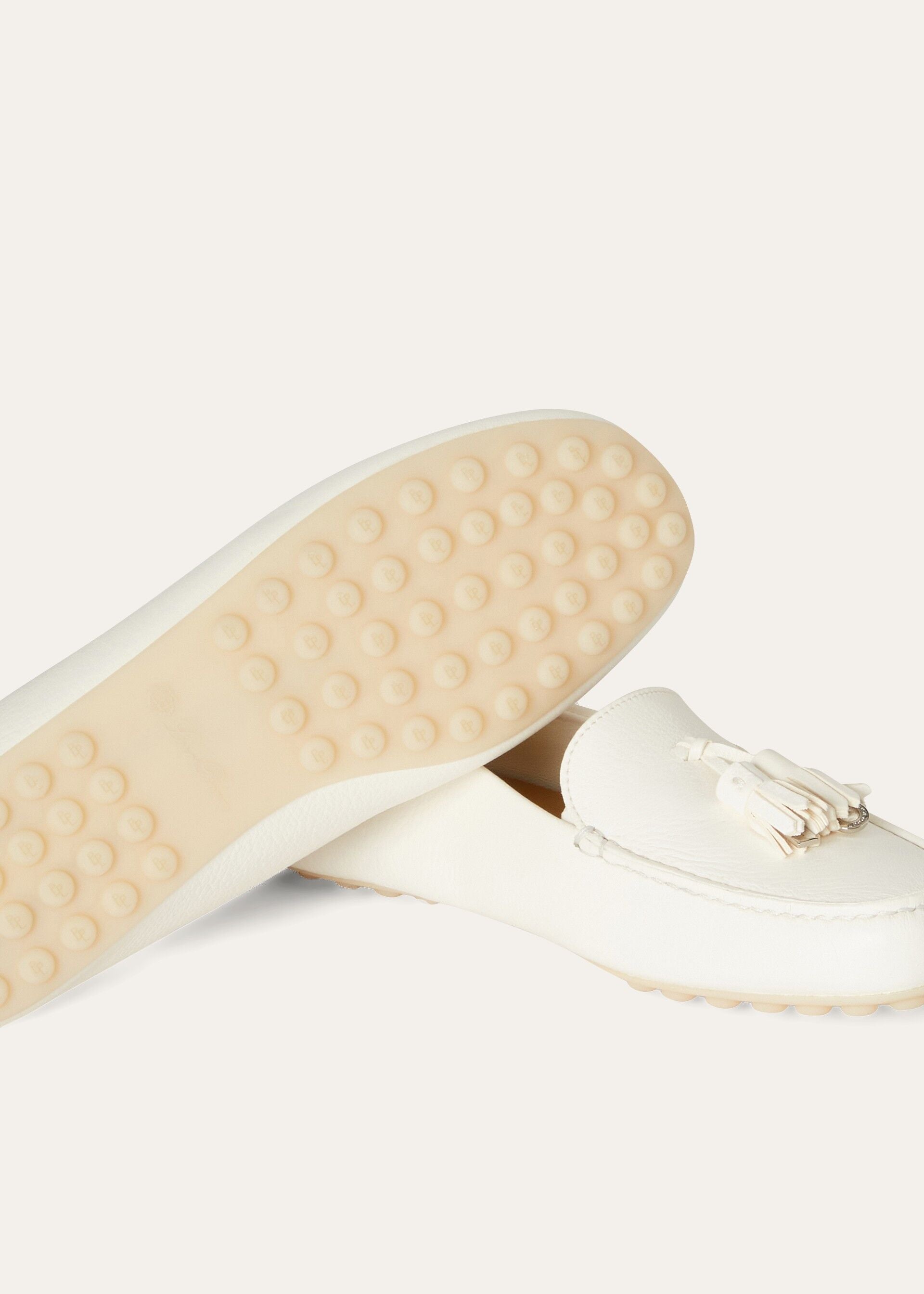 Dot Sole Walk Loafer - White