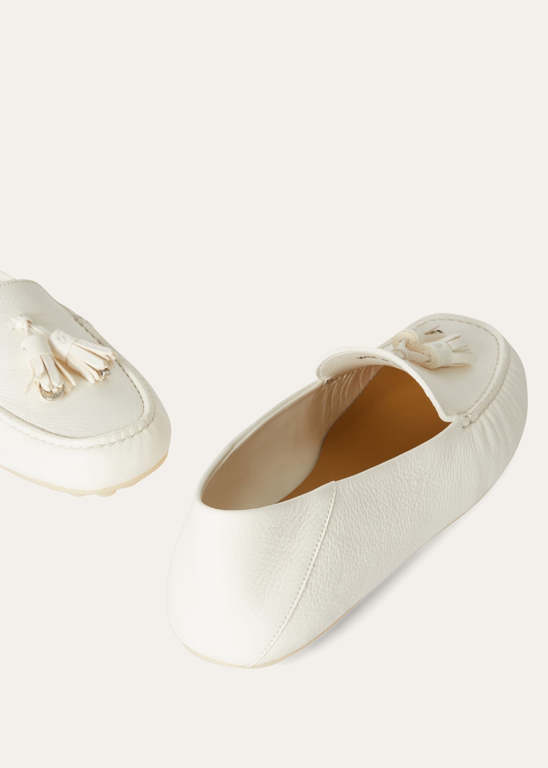 Dot Sole Walk Loafer - White