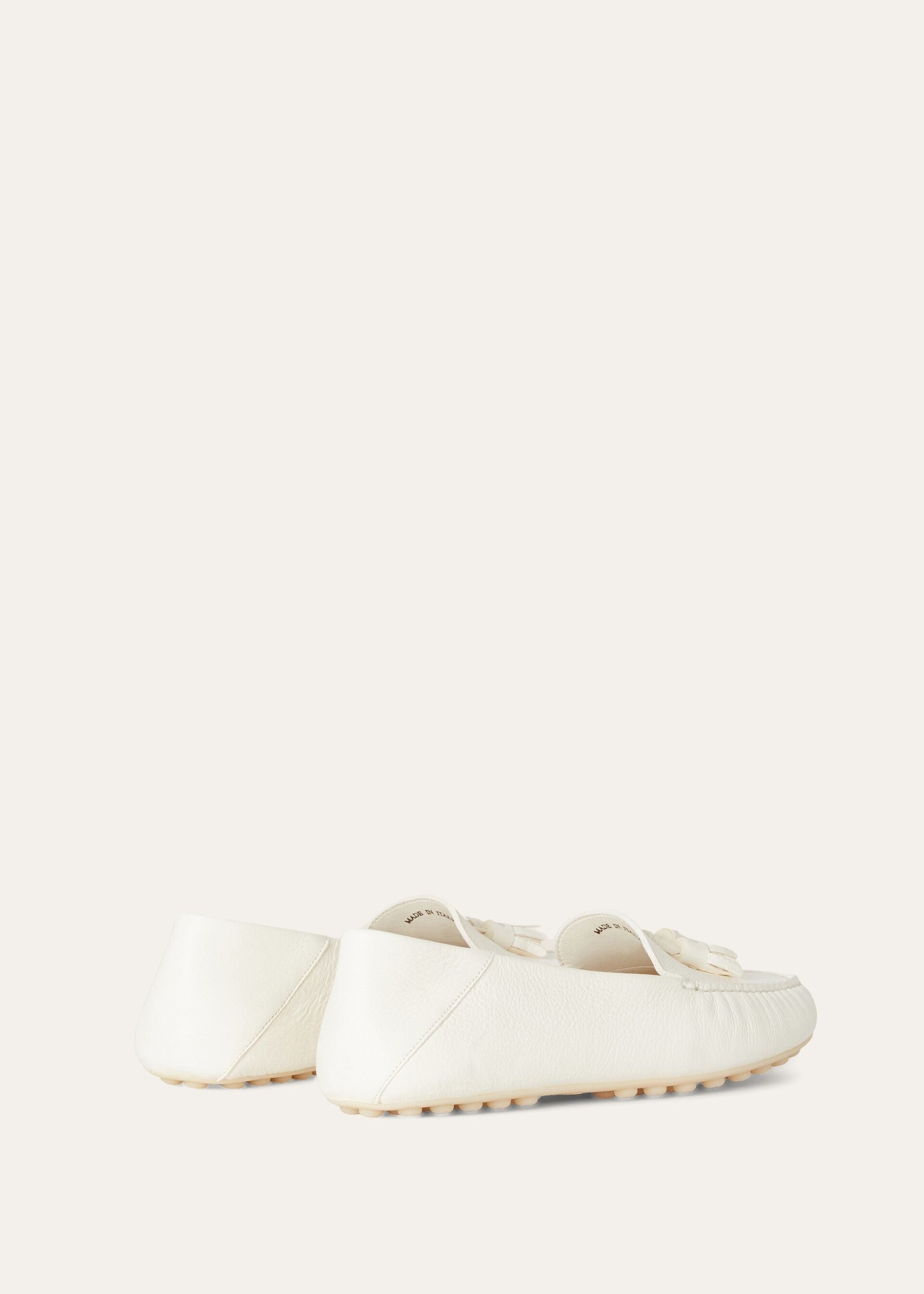 Dot Sole Walk Loafer - White