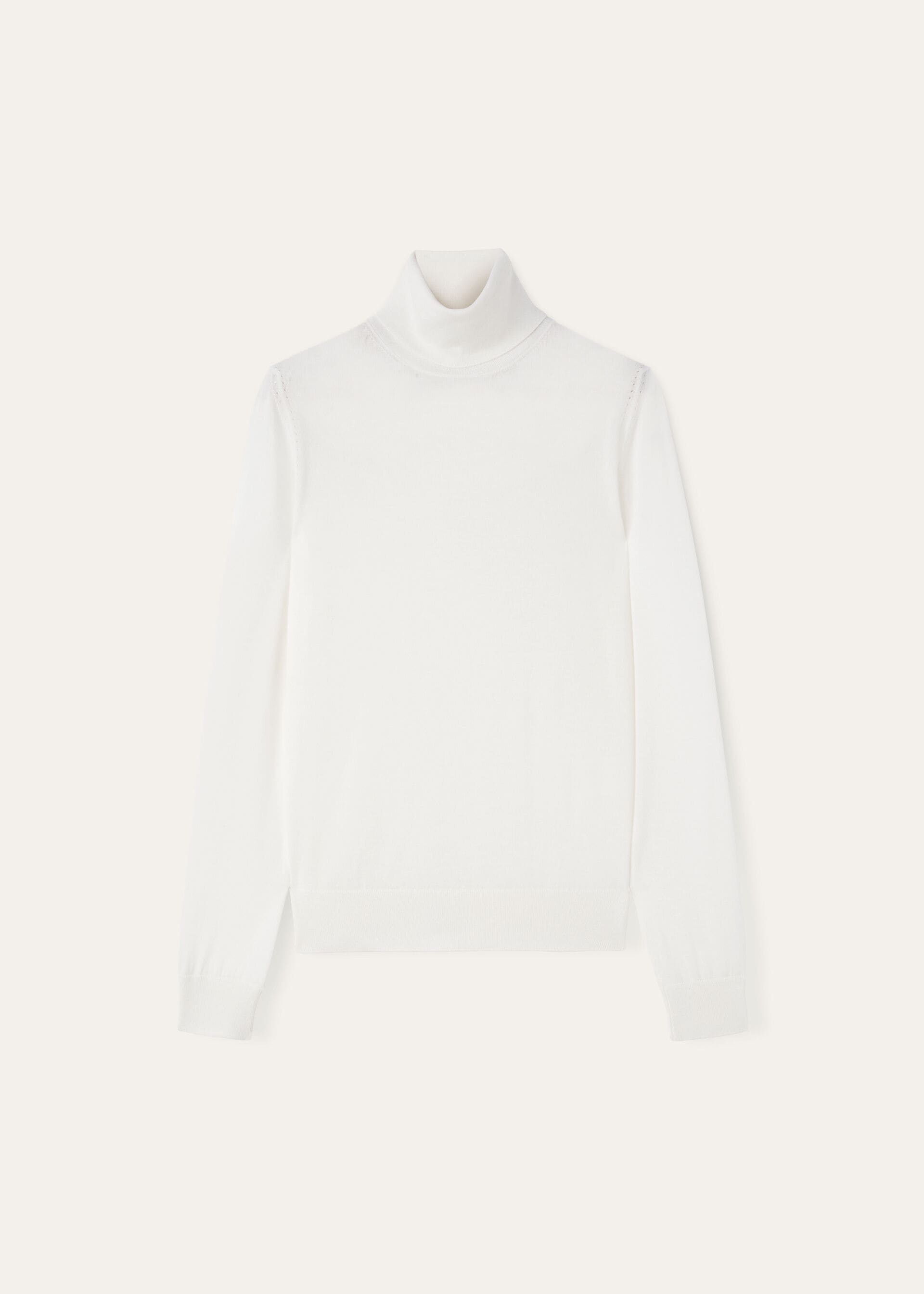 Neo Piuma Turtleneck - White