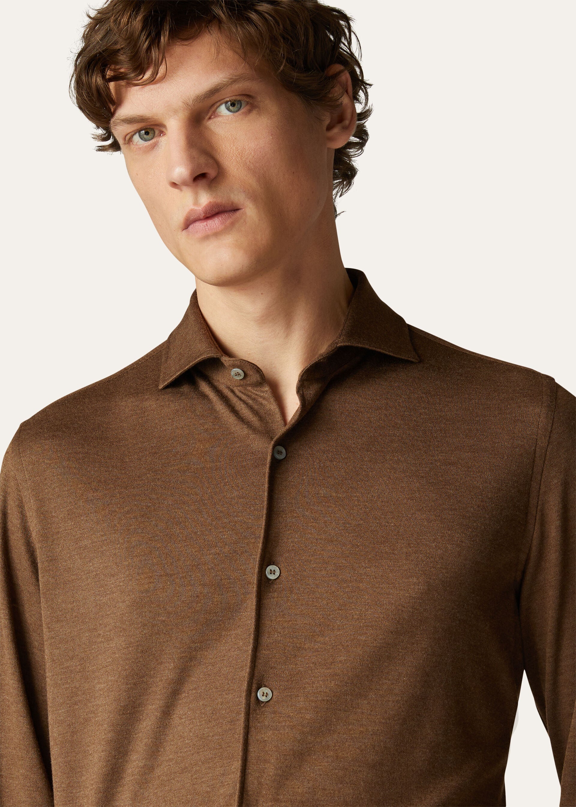 Andrew Shirt - Fir Brown