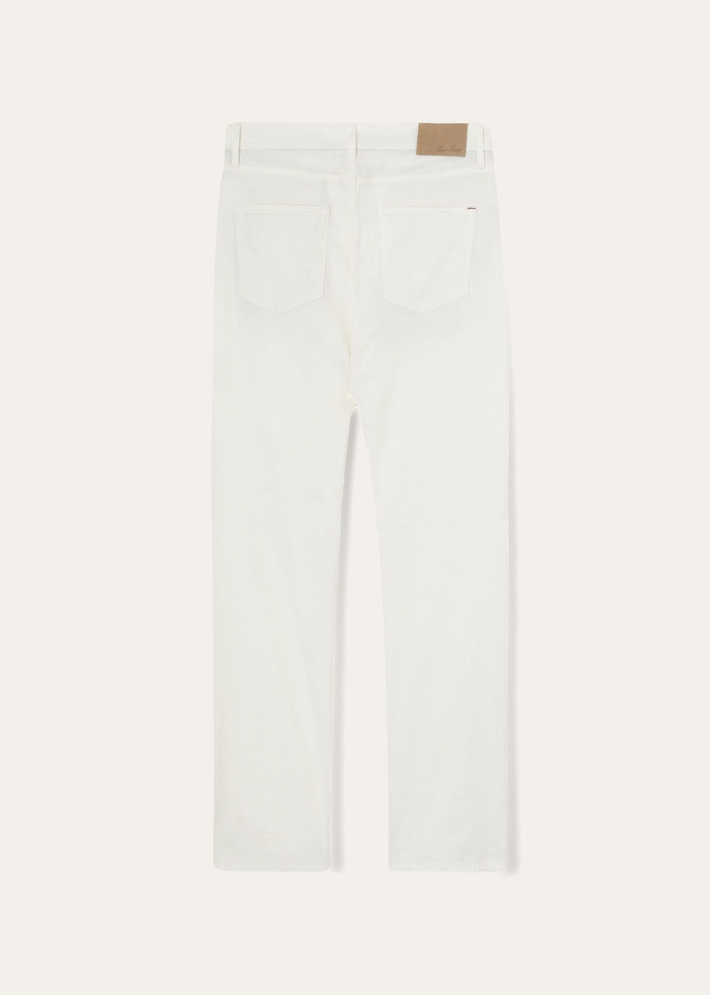 Quarona Five-Pocket Pants - White