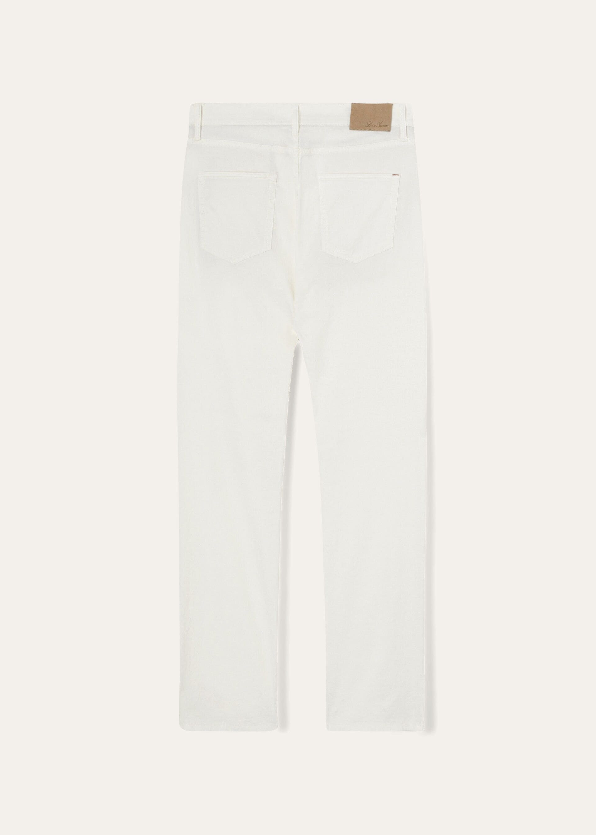 Quarona Five-Pocket Pants - White