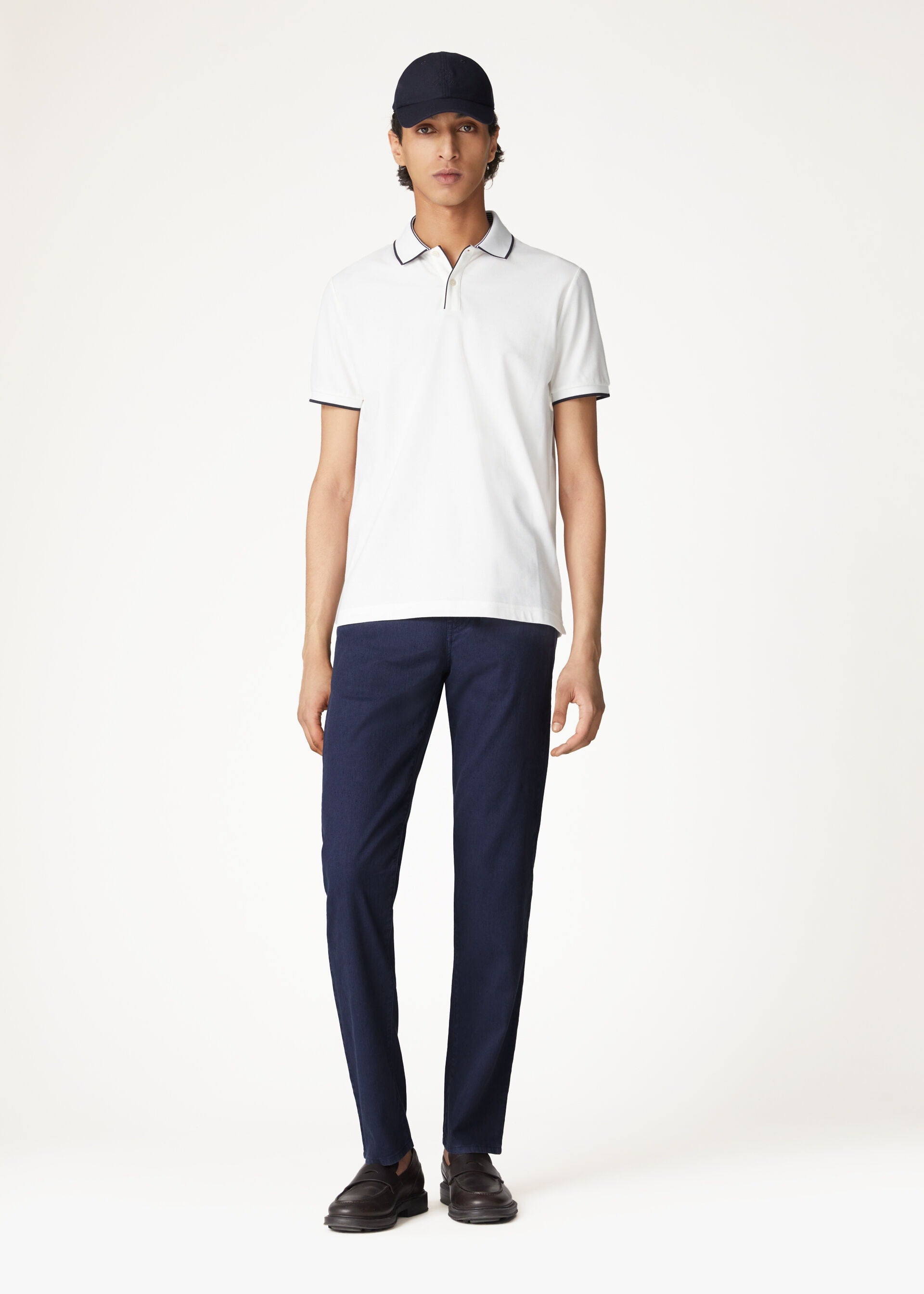 Quarona Five-Pocket Pants - Deep Ocean Depths
