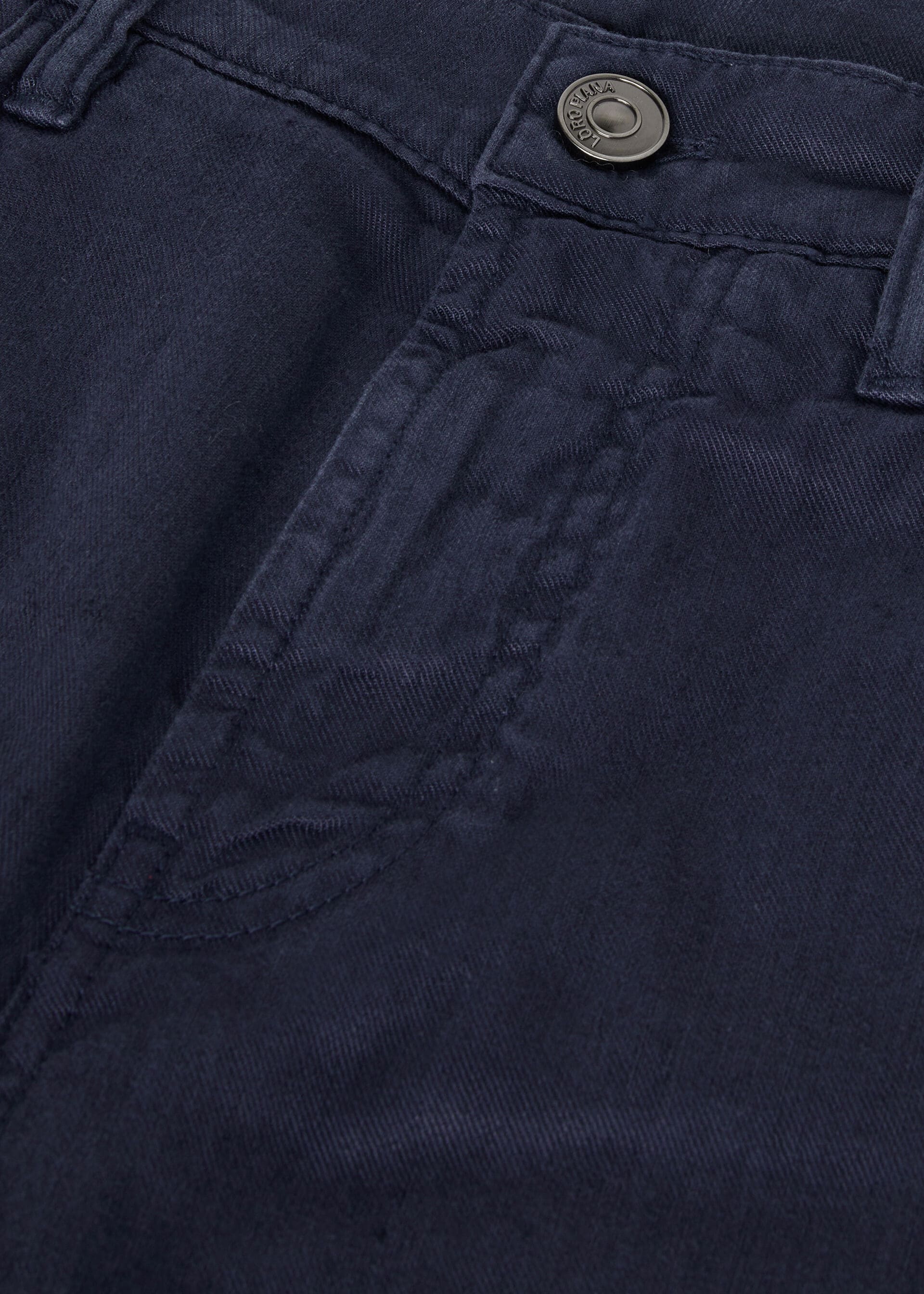 Quarona Five-Pocket Pants - Deep Ocean Depths