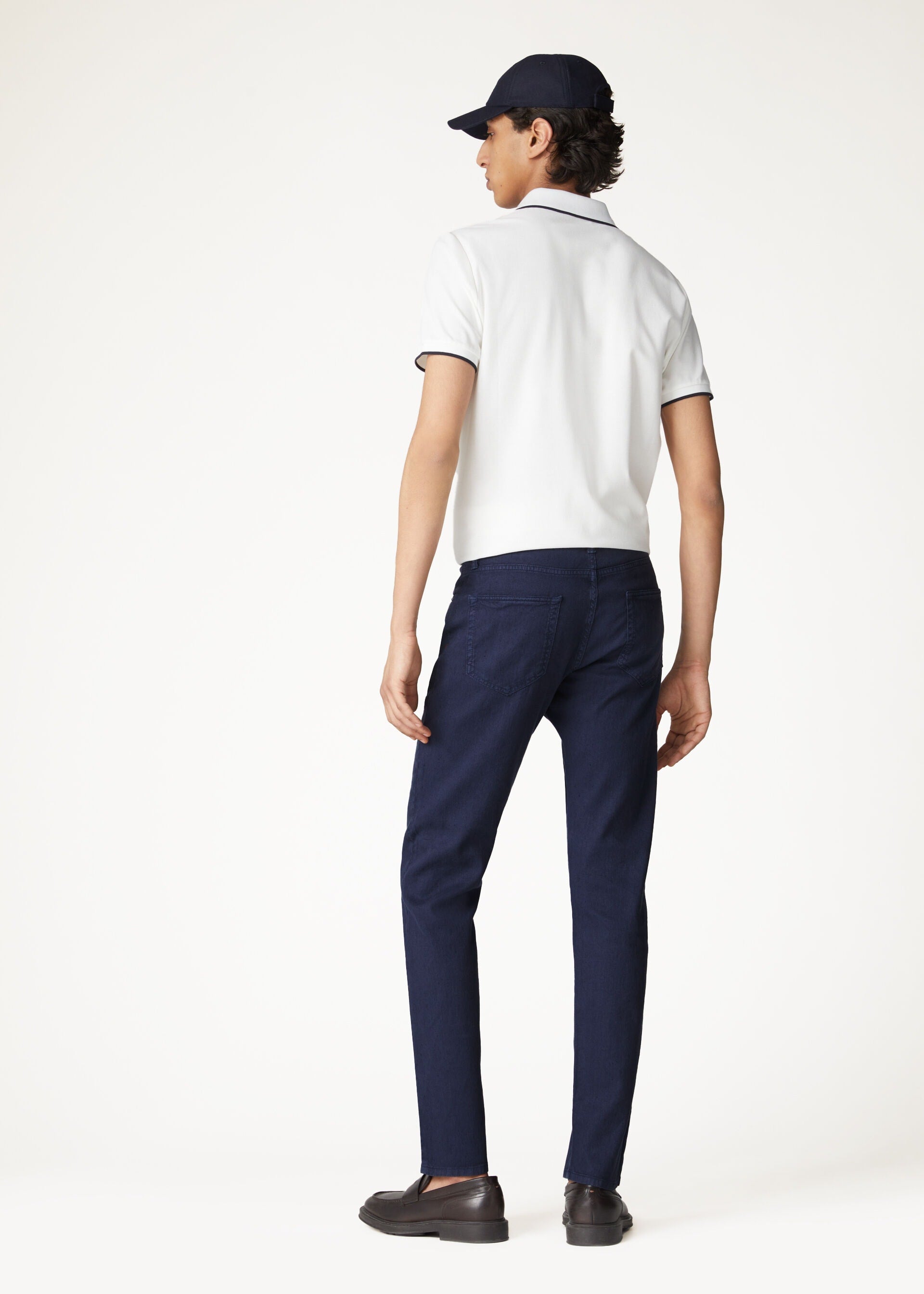 Quarona Five-Pocket Pants - Deep Ocean Depths