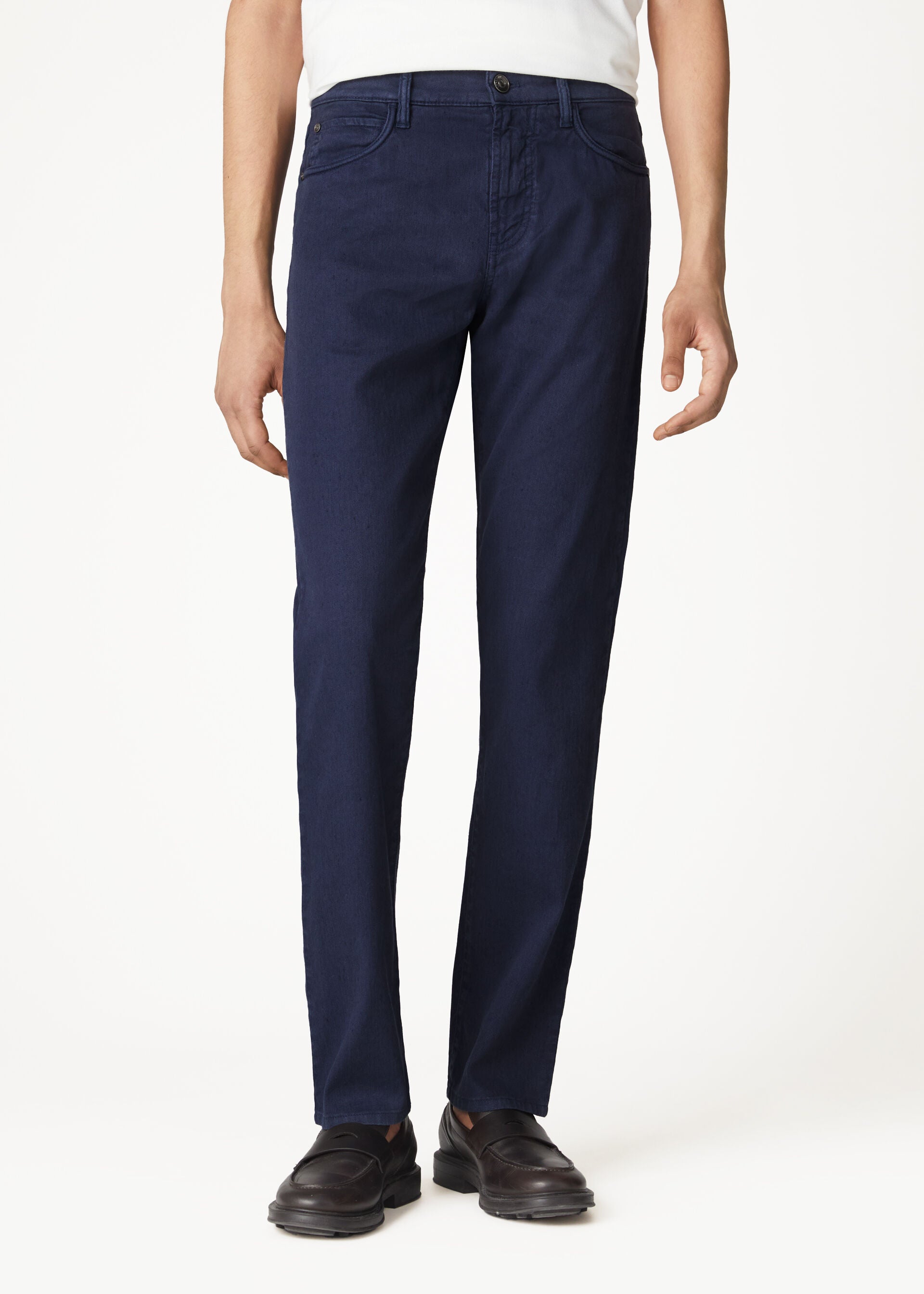Quarona Five-Pocket Pants - Deep Ocean Depths