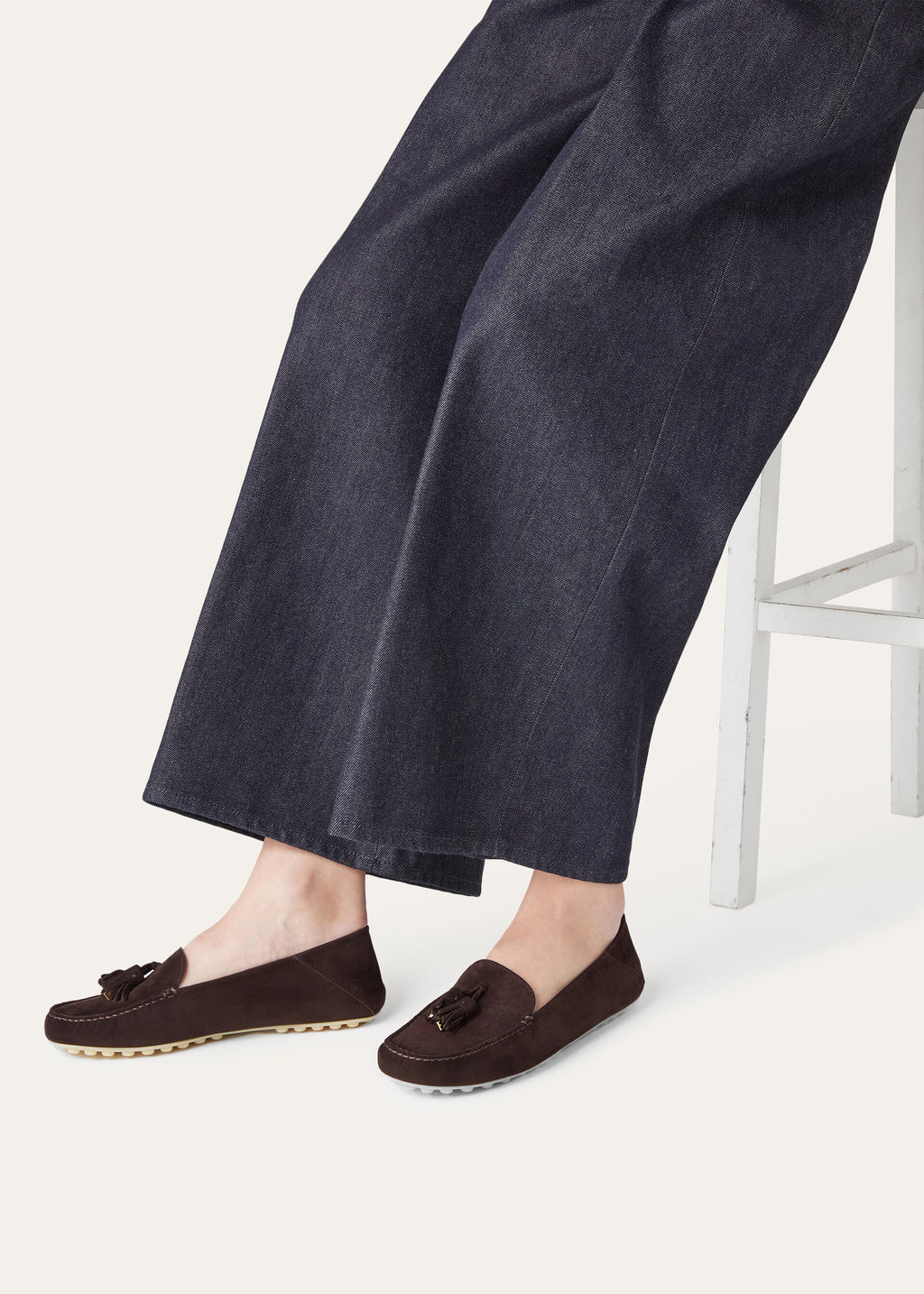 Dot Sole Walk Loafer - Chocolate