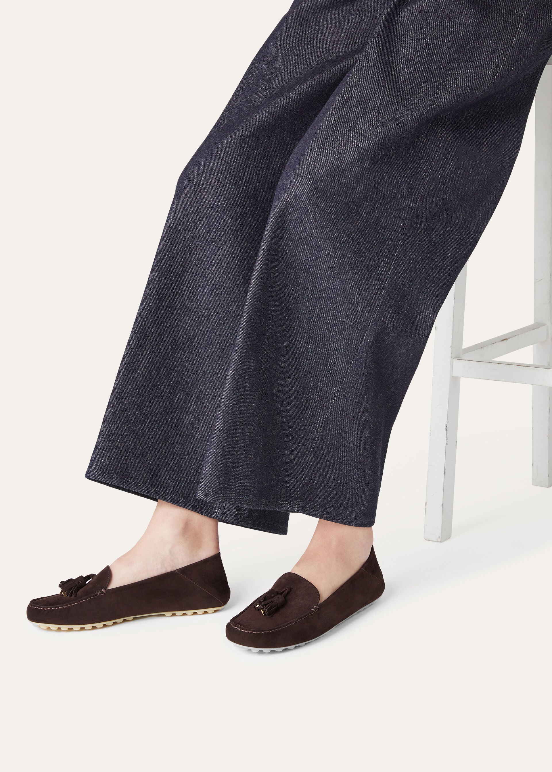 Dot Sole Walk Loafer - Chocolate