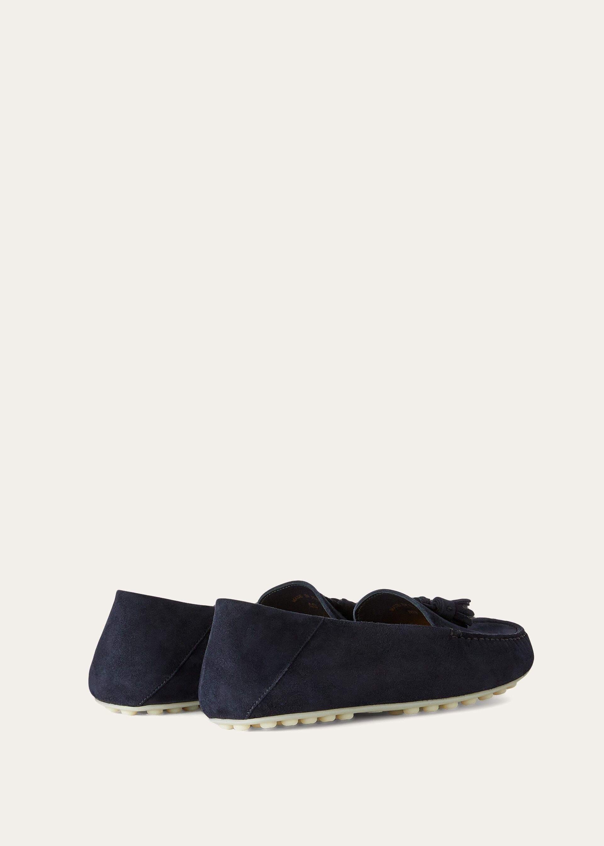 Dot Sole Walk Loafer - Navy Blue