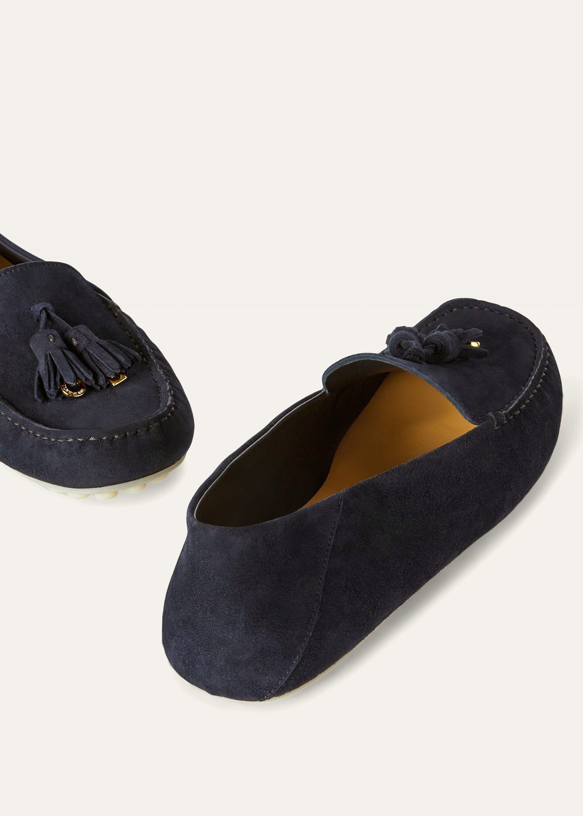 Dot Sole Walk Loafer - Blue Navy/Sun Gold