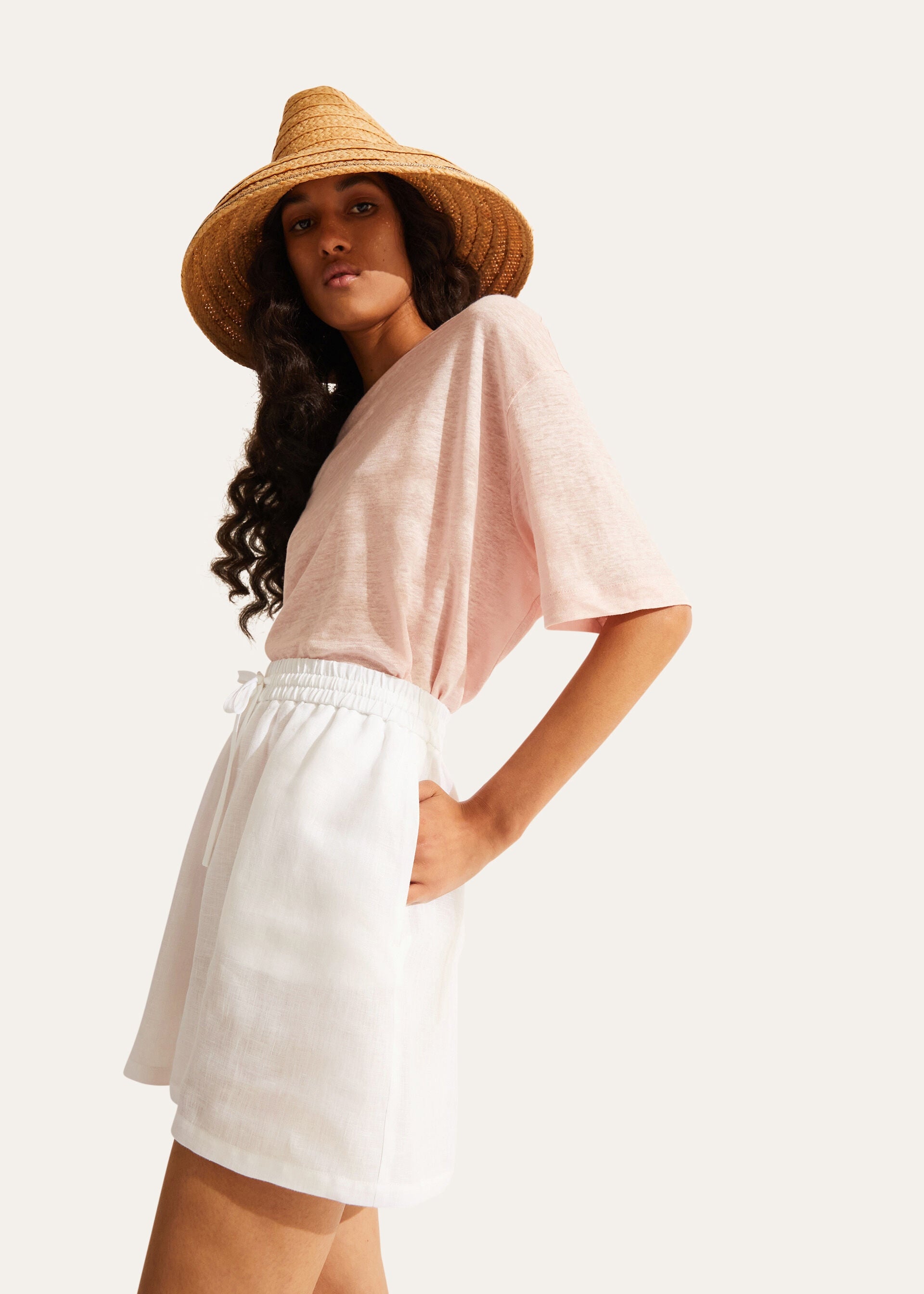 Perth Bermuda Shorts - Optical White