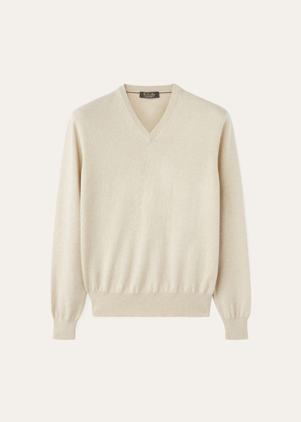 Classic V-Neck - Natural Melange