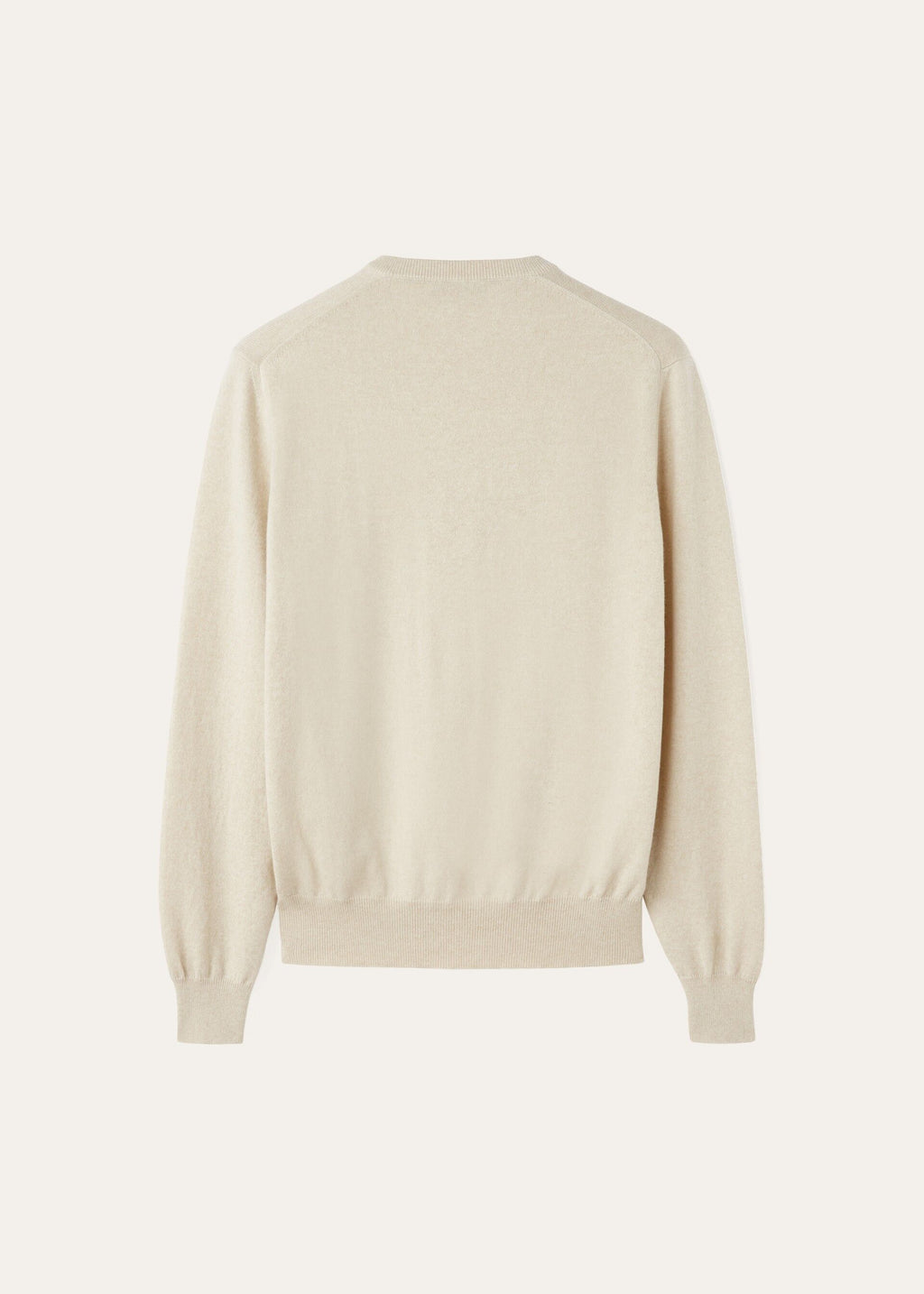 Classic V-Neck - Natural Melange