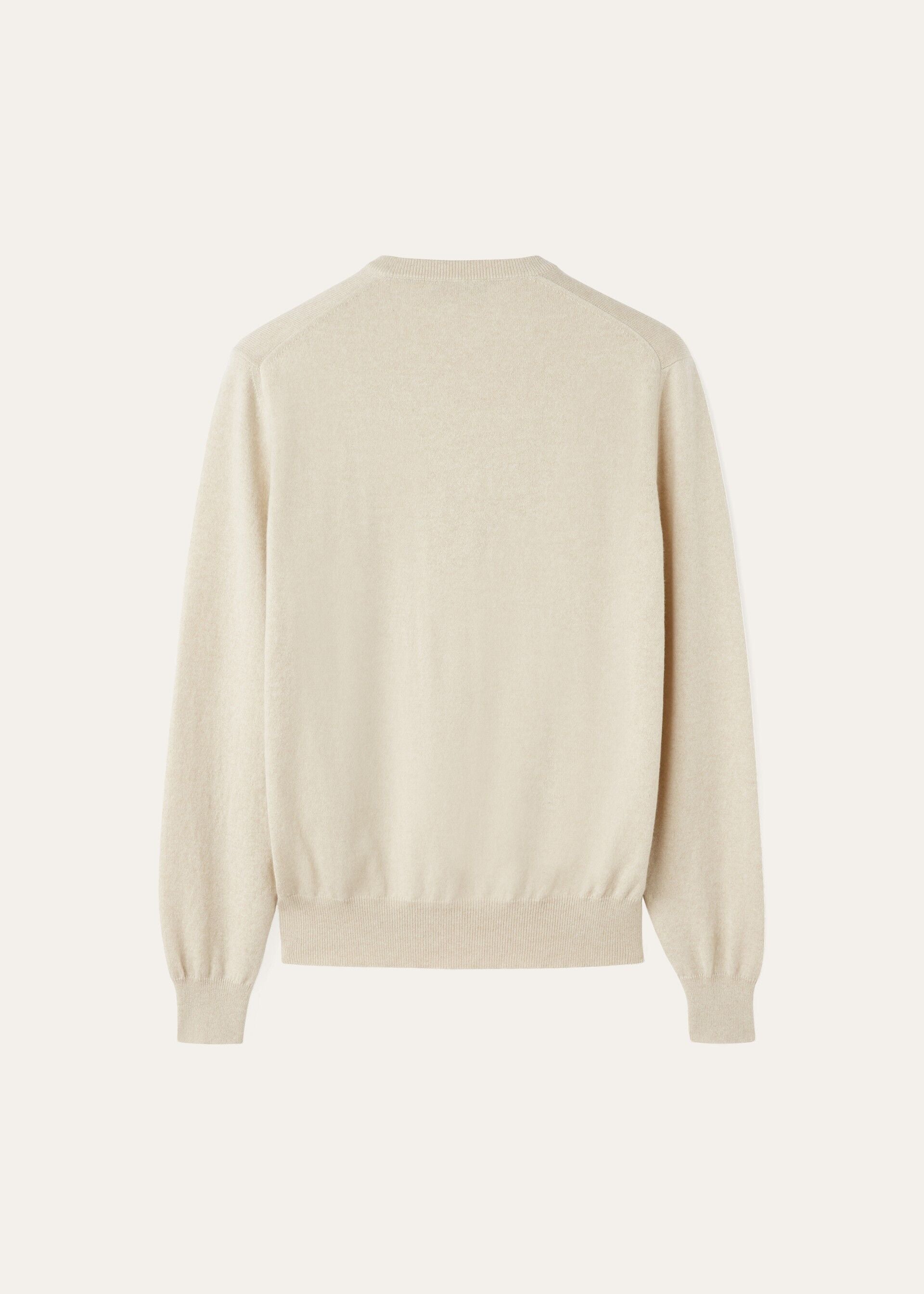 Classic V-Neck - Natural Melange