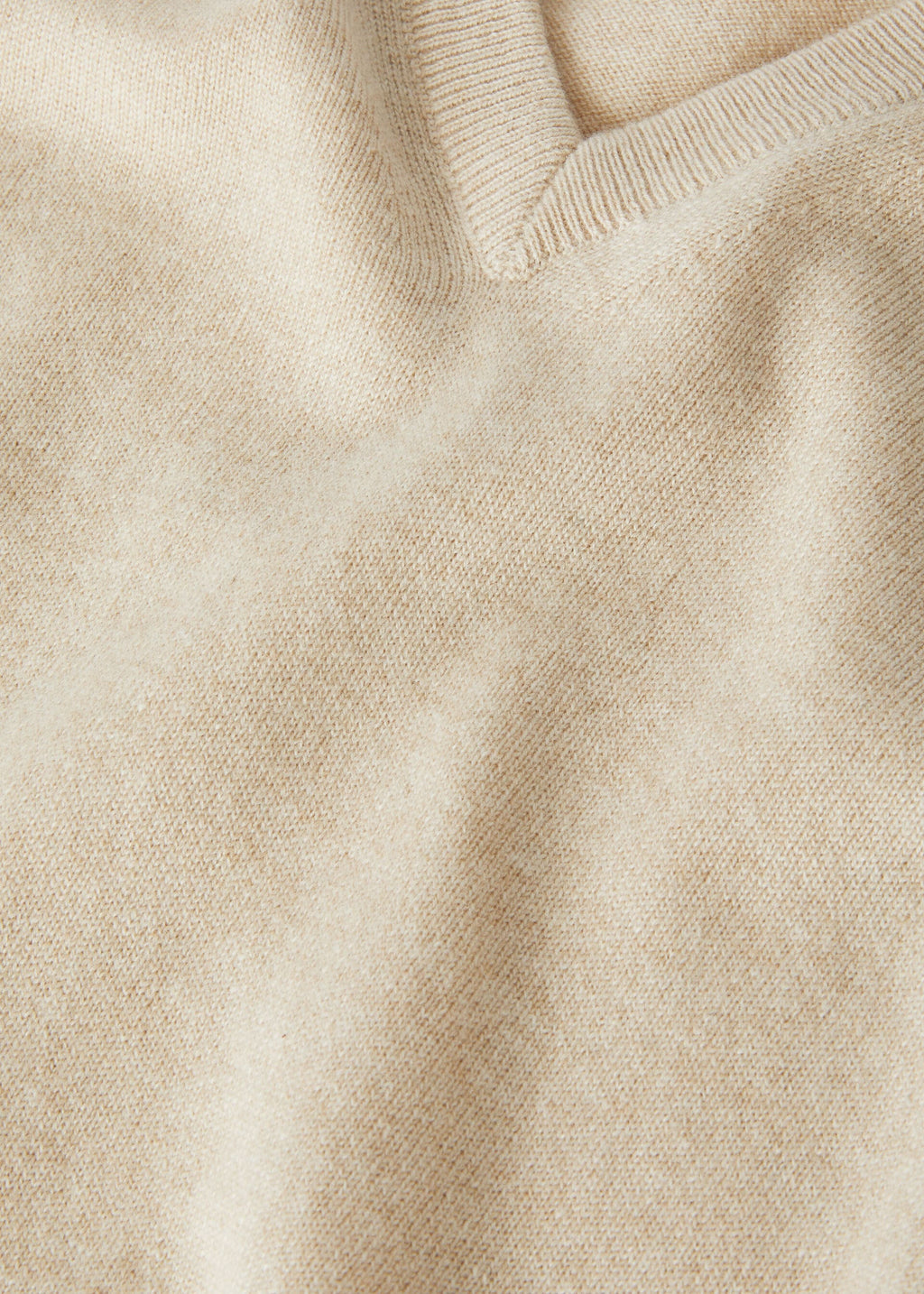 Classic V-Neck - Natural Melange