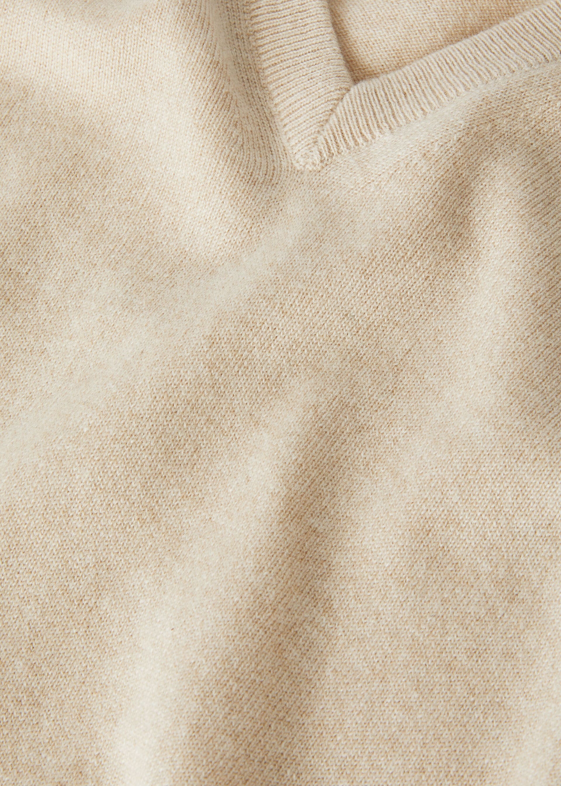Classic V-Neck - Natural Melange