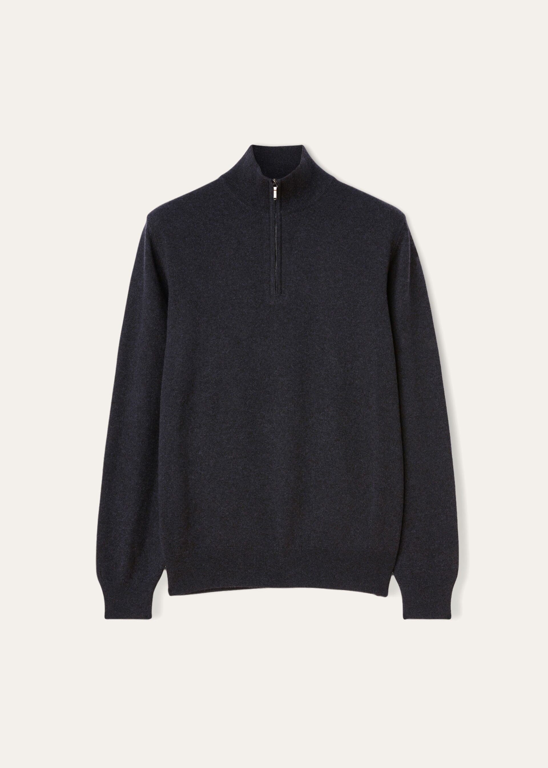 Classic Half-Zip - Black/Gray Melange