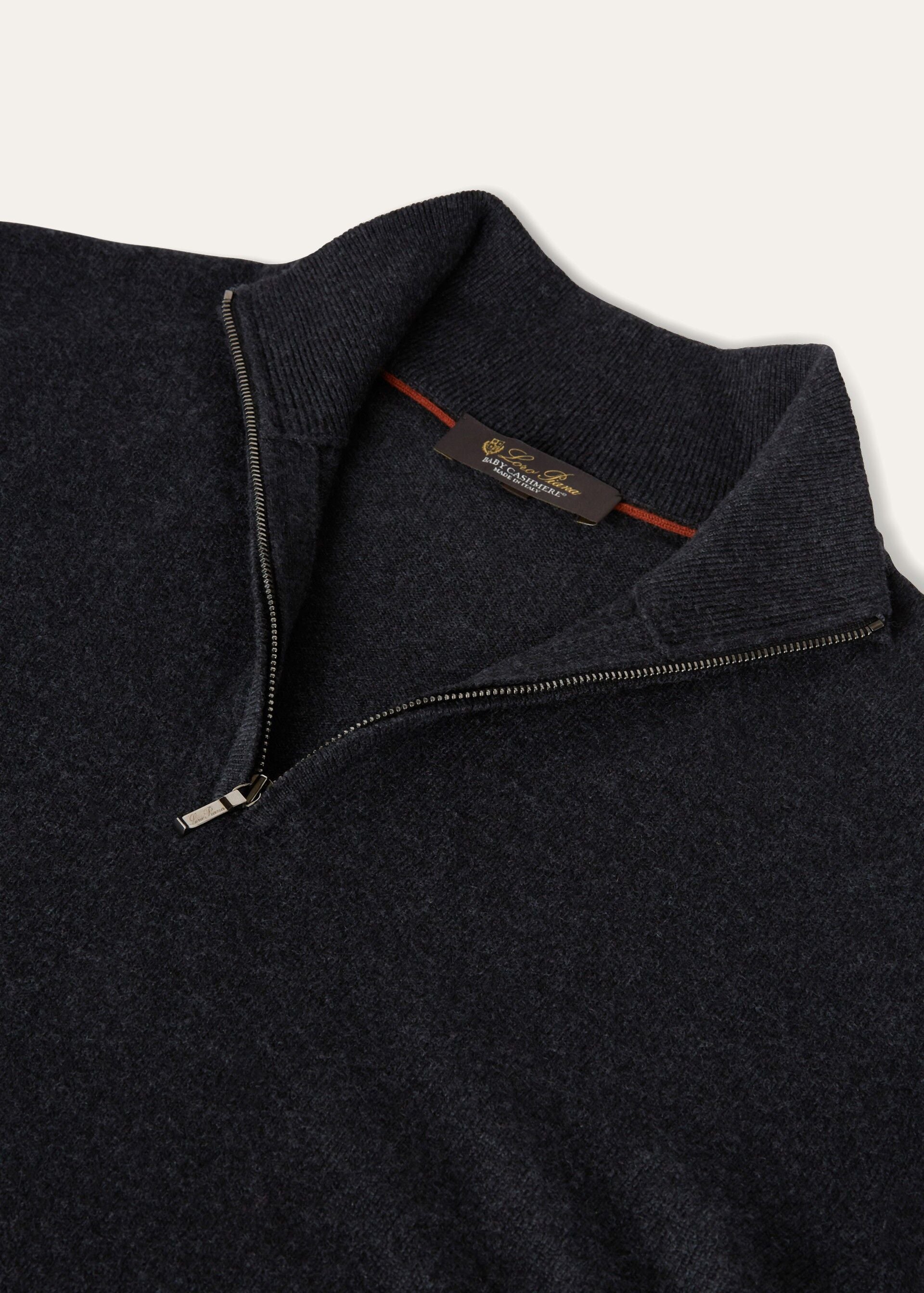 Classic Half-Zip - Black/Gray Melange