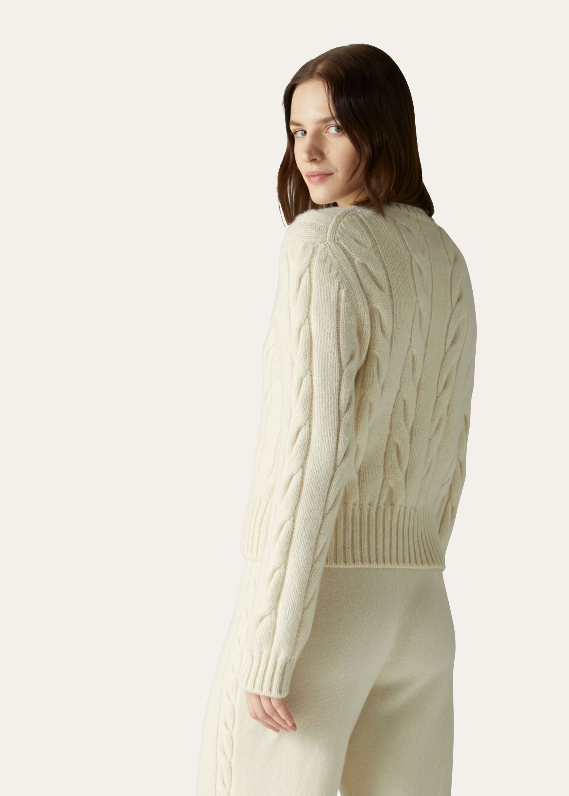Napier Crewneck - White Snow