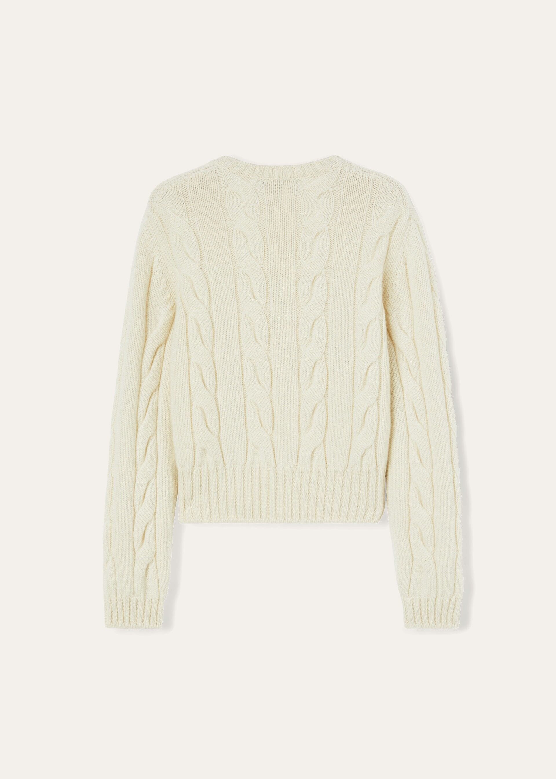 Napier Crewneck - White Snow