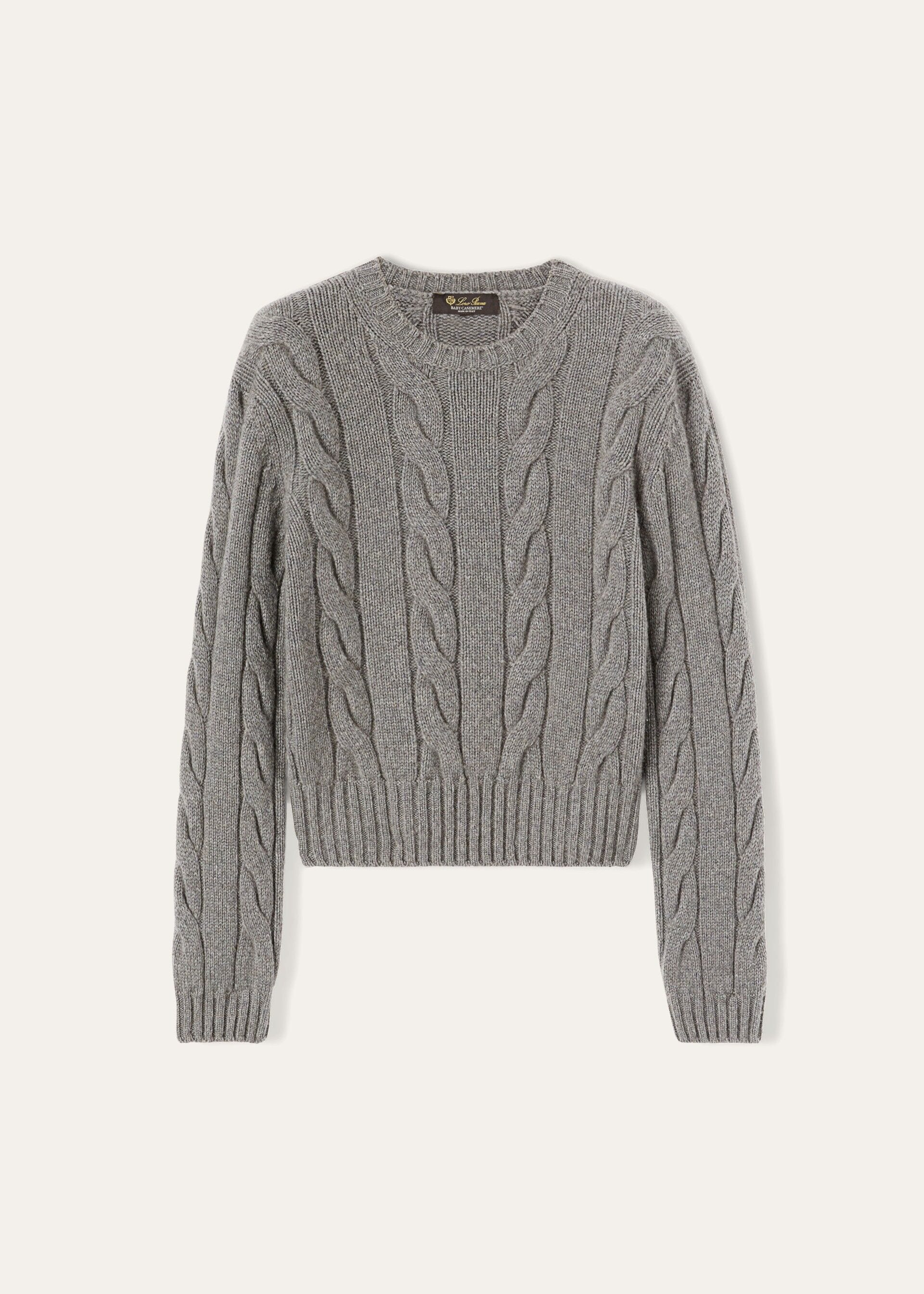 Napier Crewneck - Cayenne Melange/North Sea