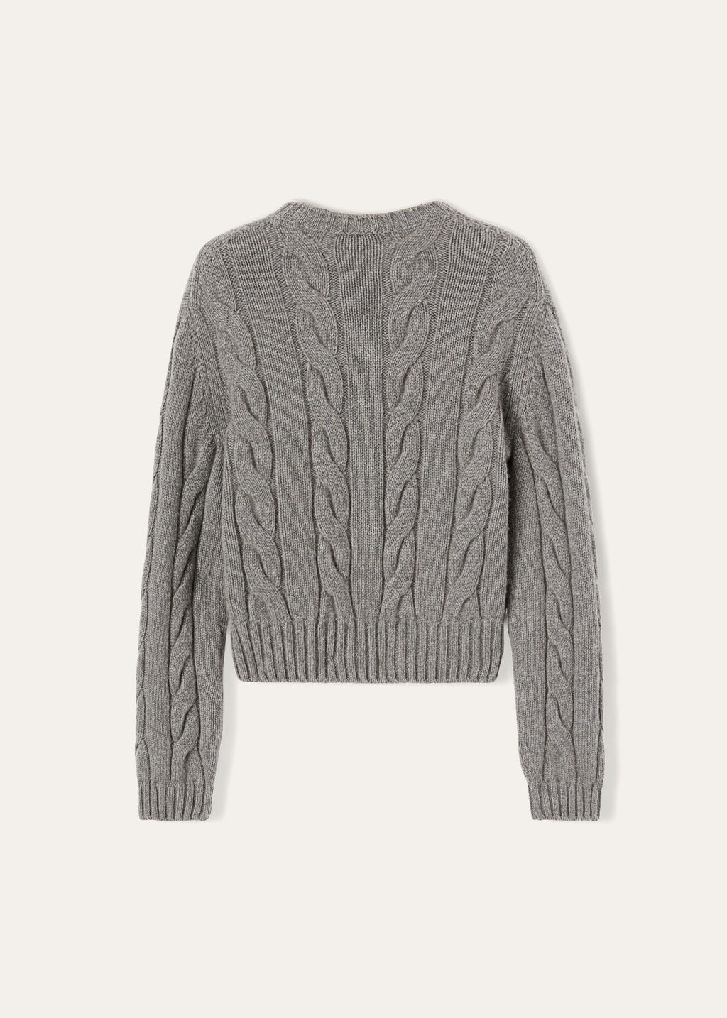 Napier Crewneck - Cayenne Melange/North Sea