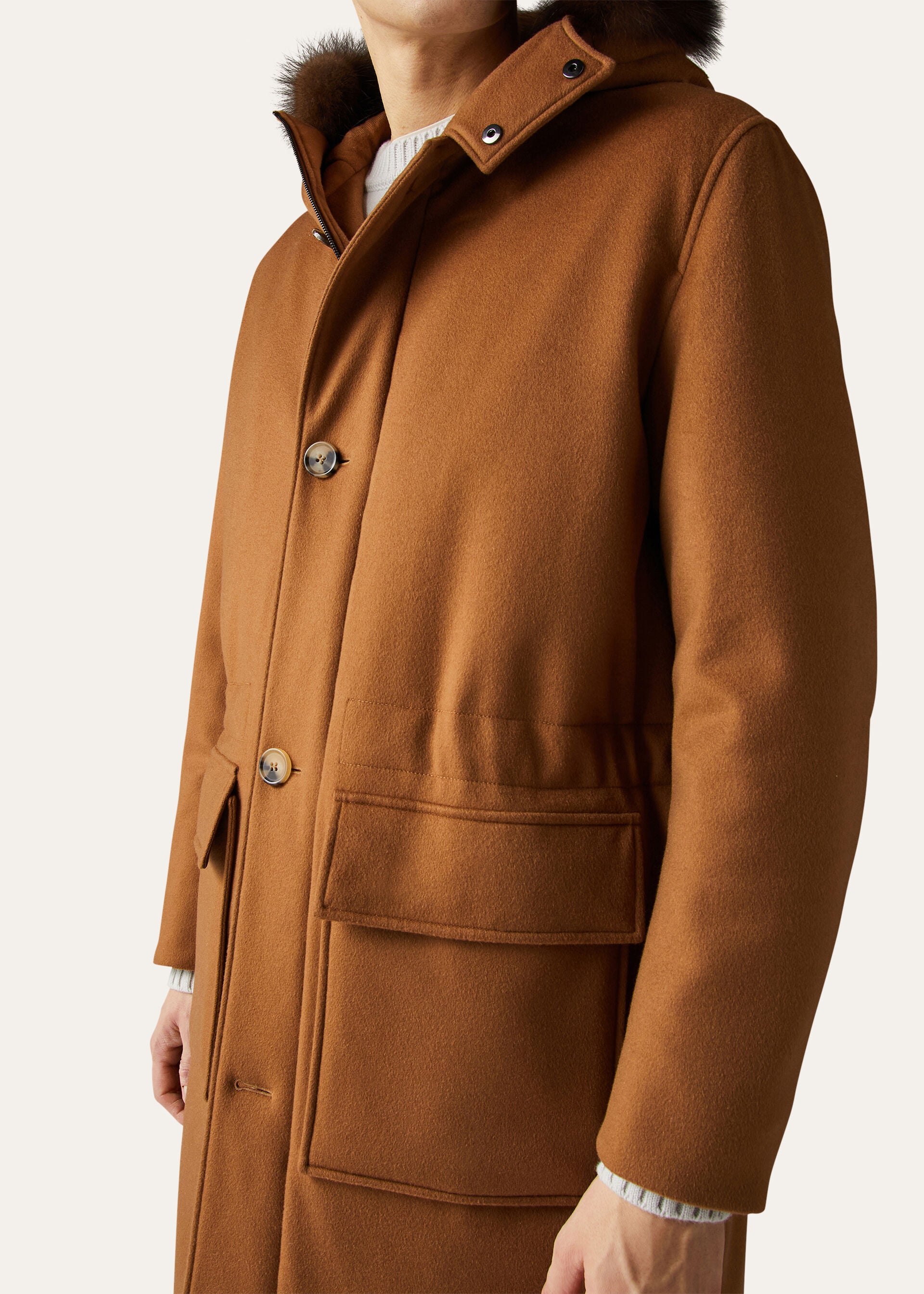 Tov Parka - Natural Dark Vicuna