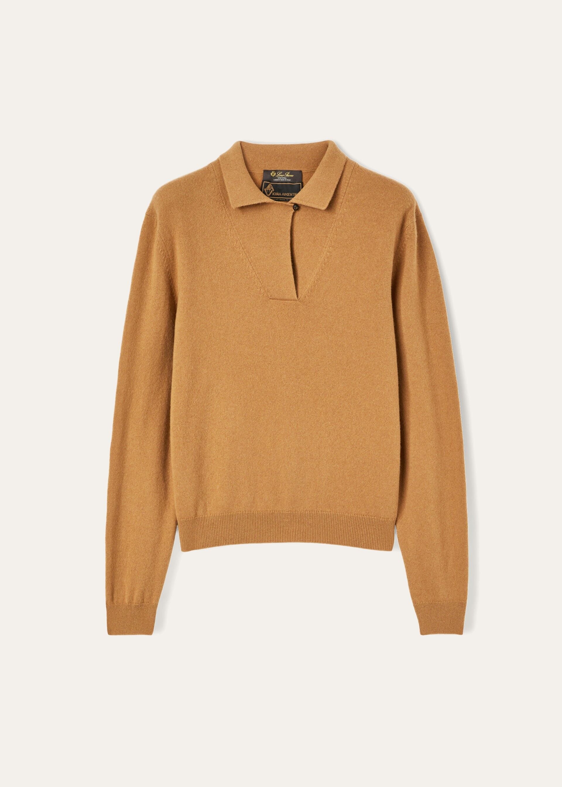 Merano Polo Shirt - Natural Medium Vicuna
