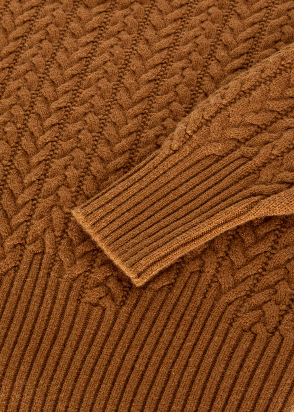 Boat-Neck Sweater - Natural Dark Vicuna
