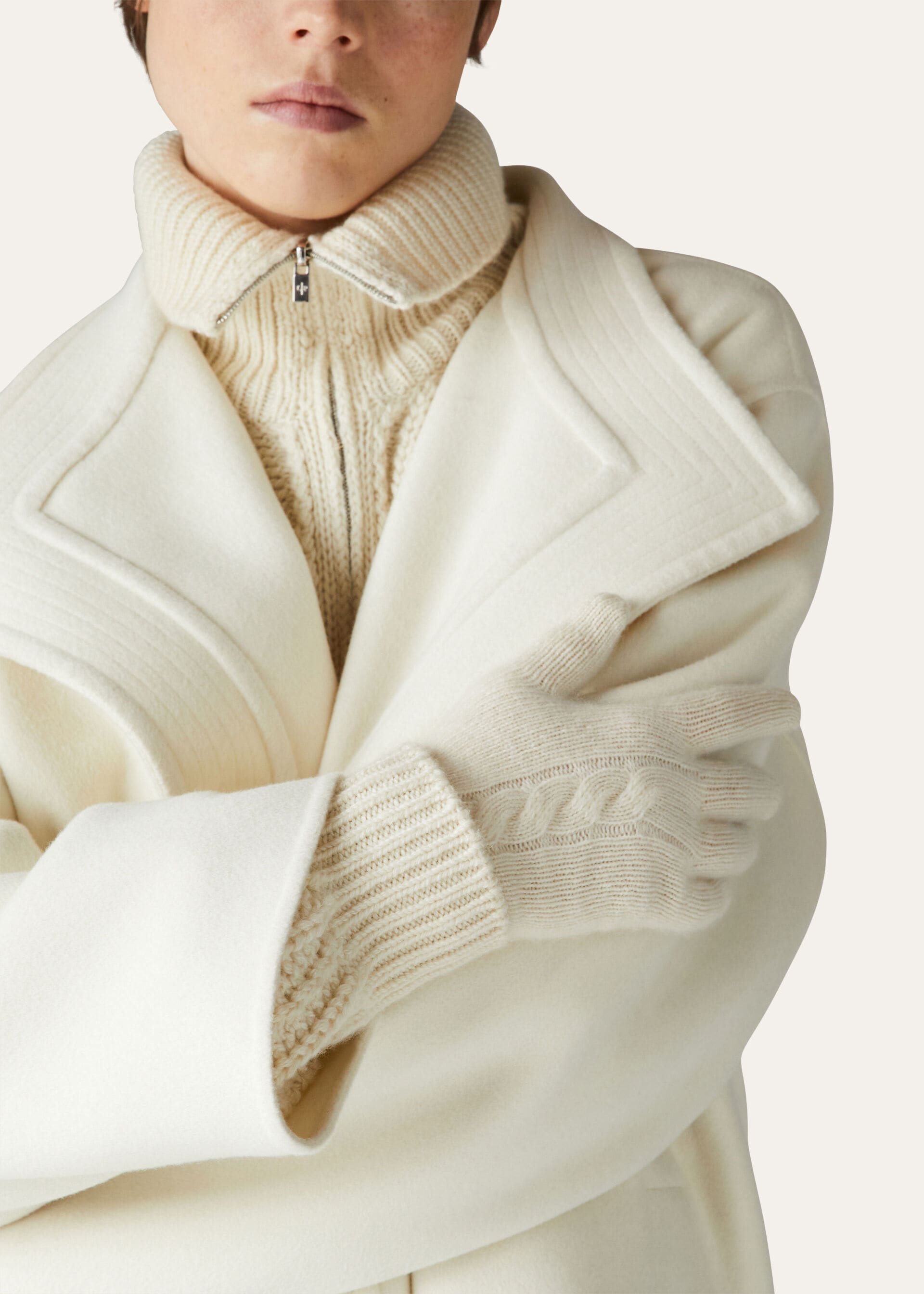 Napier Gloves - White Snow
